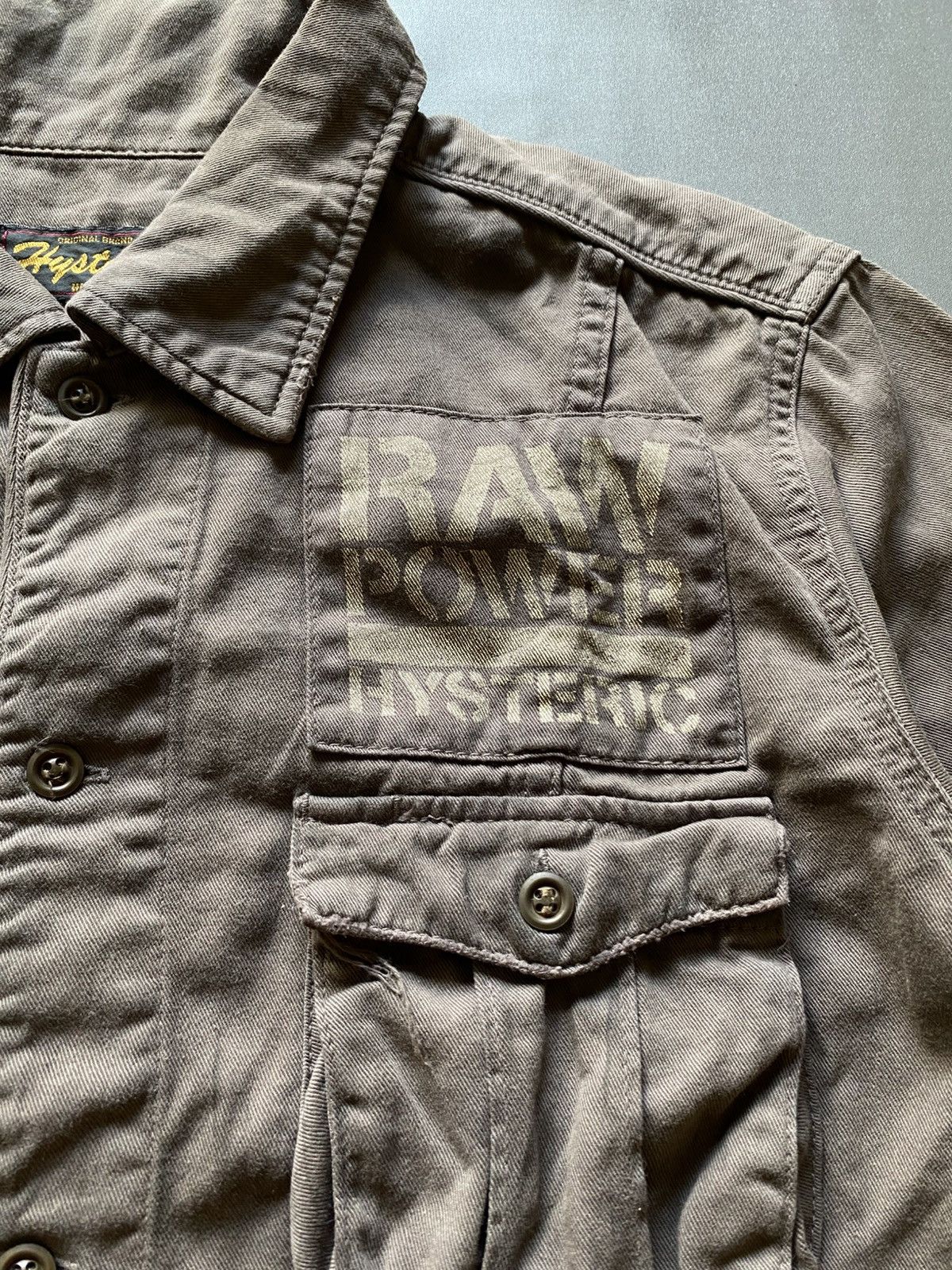 Hysteric Glamour Hysteric Glamour "RAW POWER" Button up Shirt Size US M / EU 48-50 / 2 - 2 Thumbnail