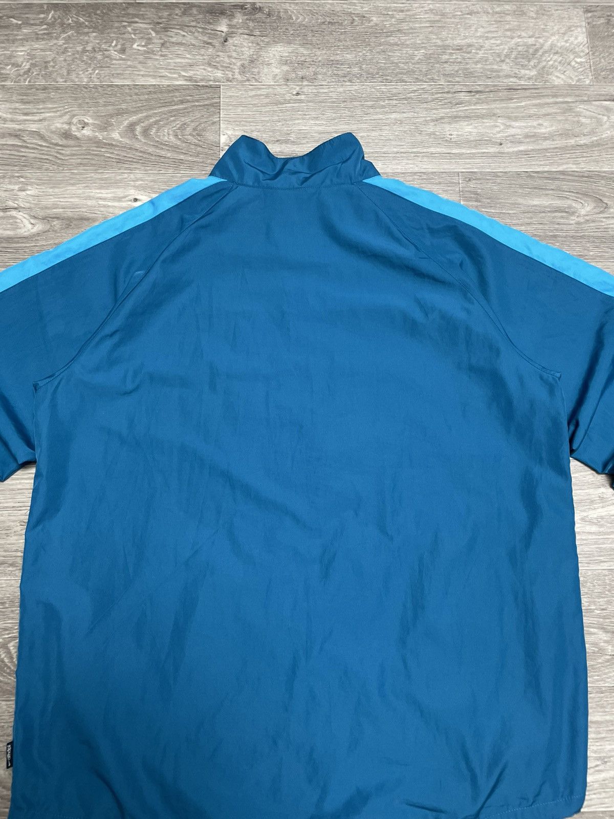 Nike Vintage Nike Blue Swoosh Logo Truck Jacket Y2K Size US L / EU 52-54 / 3 - 13 Thumbnail