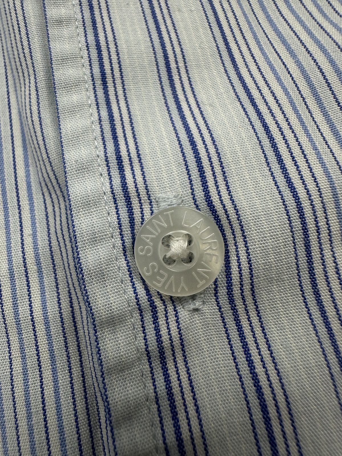 Yves Saint Laurent Lux YSL Shirt Cotton Yves Saint Laurent Summer Shirtsleeve Size US L / EU 52-54 / 3 - 7 Thumbnail