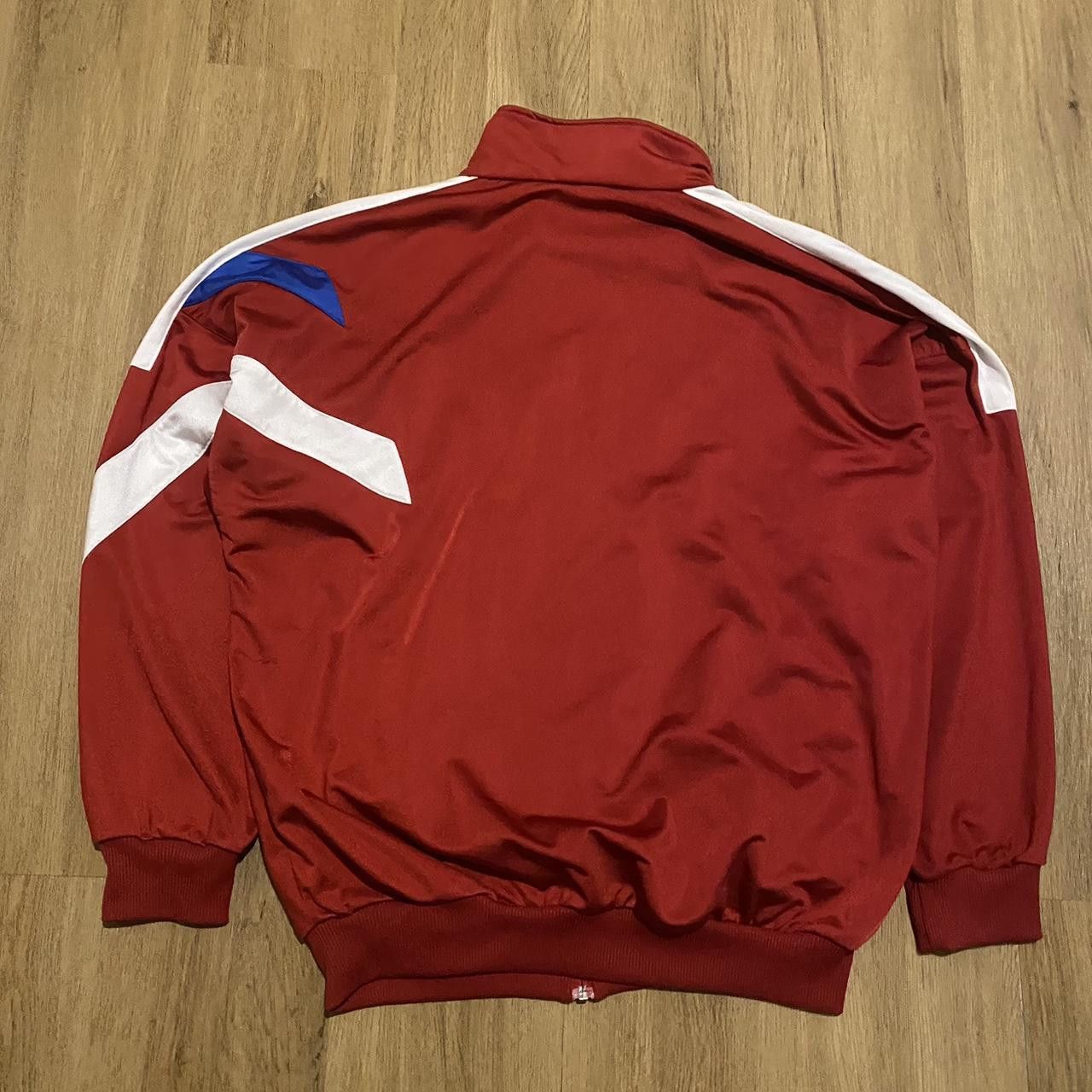 Adidas Adidas Originals red, blue, white, and black track jacket Size US L / EU 52-54 / 3 - 3 Thumbnail