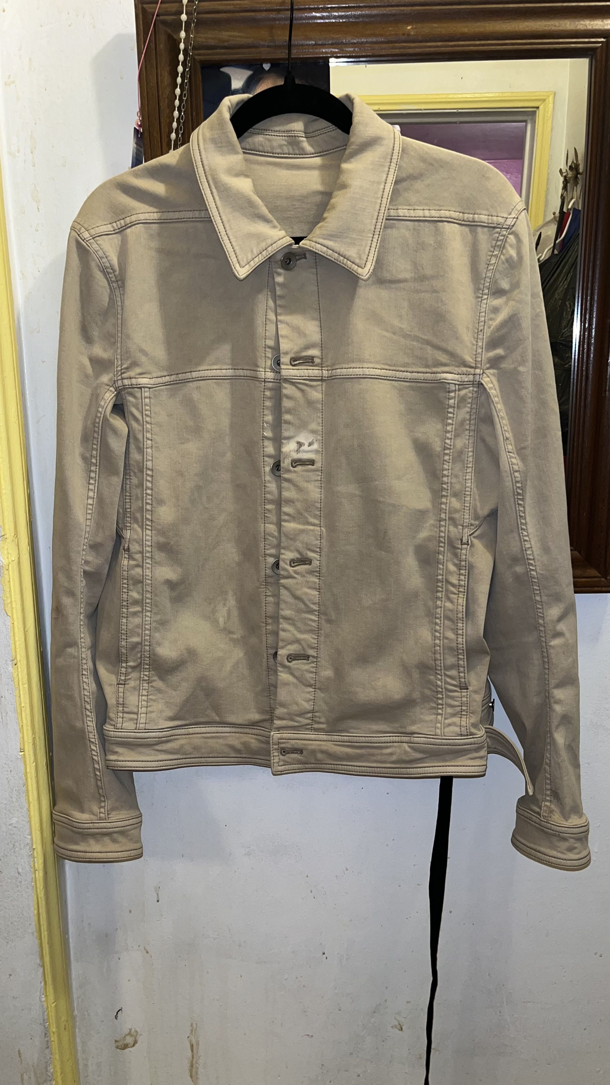 Rick Owens Drkshdw rick owen’s worker jacket mineral small Size US S / EU 44-46 / 1 - 1 Thumbnail