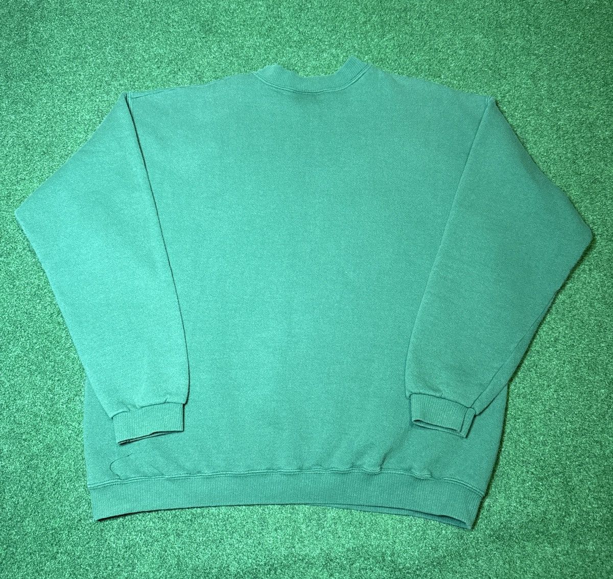 Lee × Vintage Vintage 90s Pine Forest Dark Green XL Pullover Sweatshirt Size US XL / EU 56 / 4 - 3 Thumbnail
