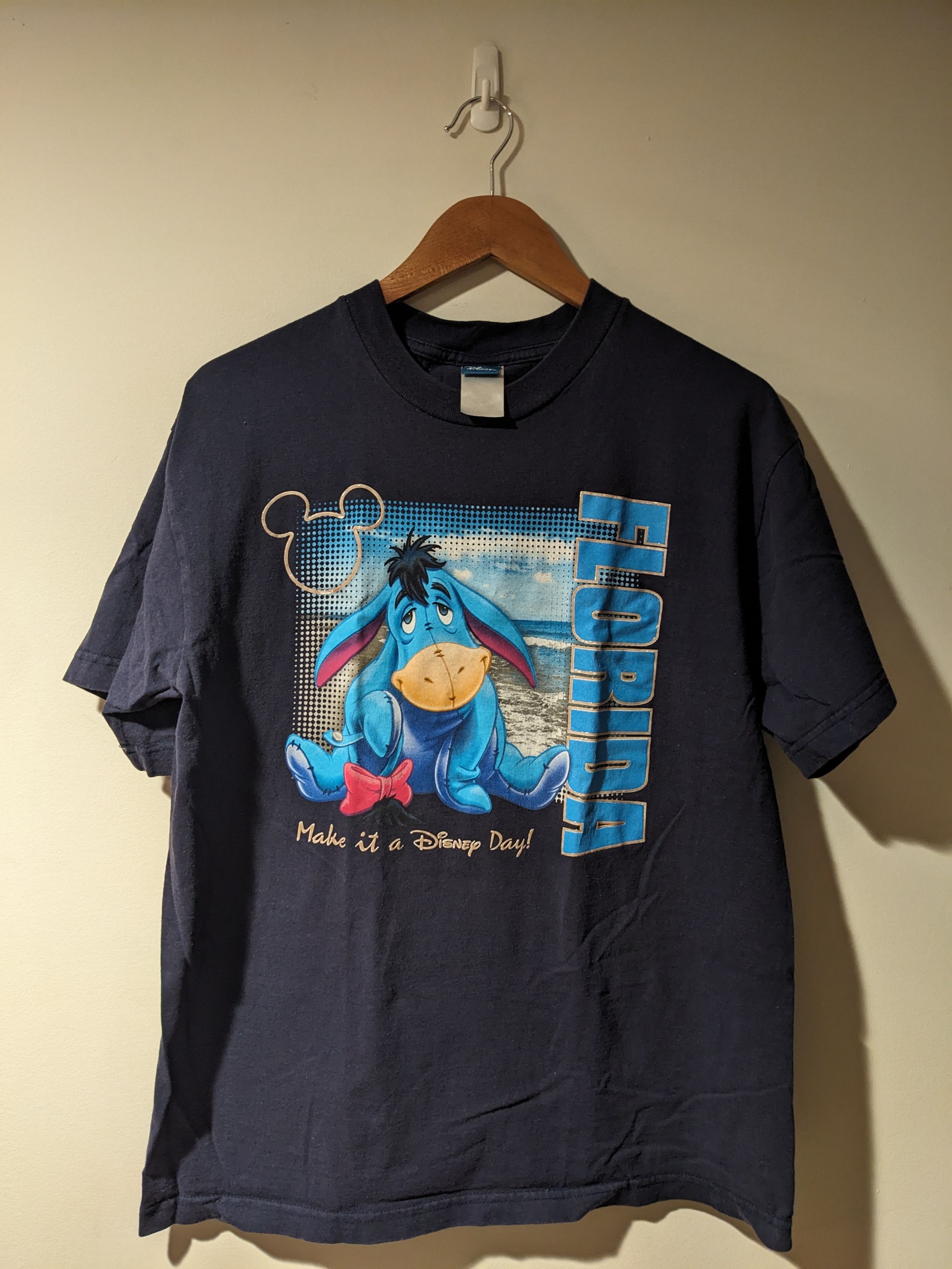 Disney × Vintage Vintage Y2K Eeyore Winnie the Pooh Make it a Disney T-Shirt Size US L / EU 52-54 / 3 - 1 Thumbnail