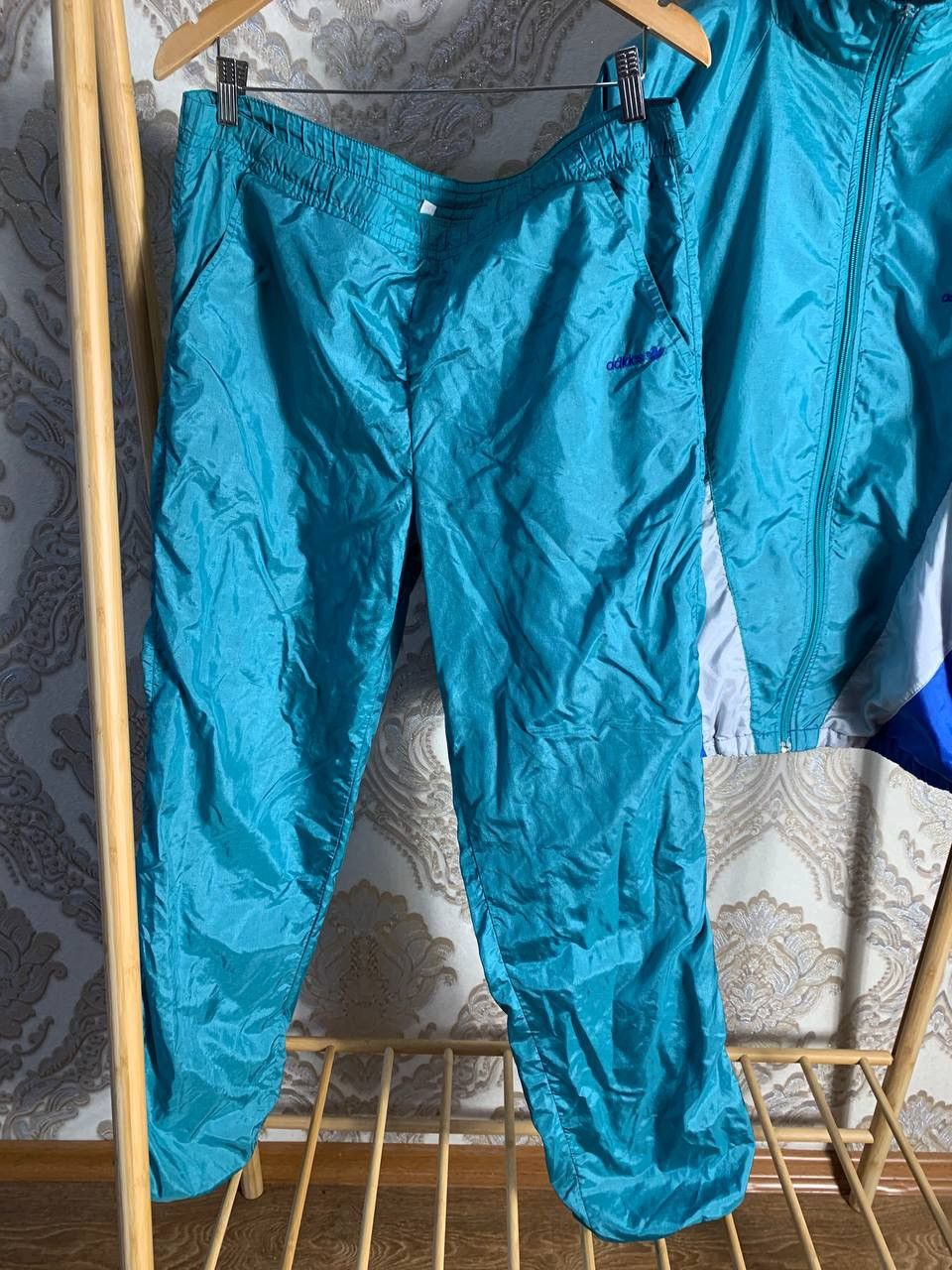 Adidas × Vintage VERY RARE ADIDAS SPORTS SUIT LIGHT JACKET PANTS RETEO 90s Size US XL / EU 56 / 4 - 4 Thumbnail