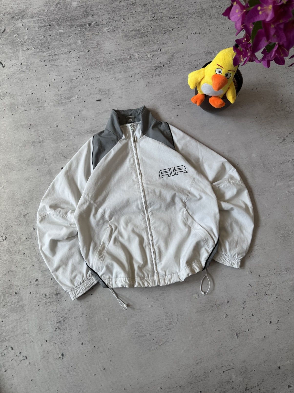 Nike × Vintage NIKE AIR MAX VINTAGE BASIC LOGO OVERSIZE BAGGY LIGHT JACKET Size US S / EU 44-46 / 1 - 1 Thumbnail