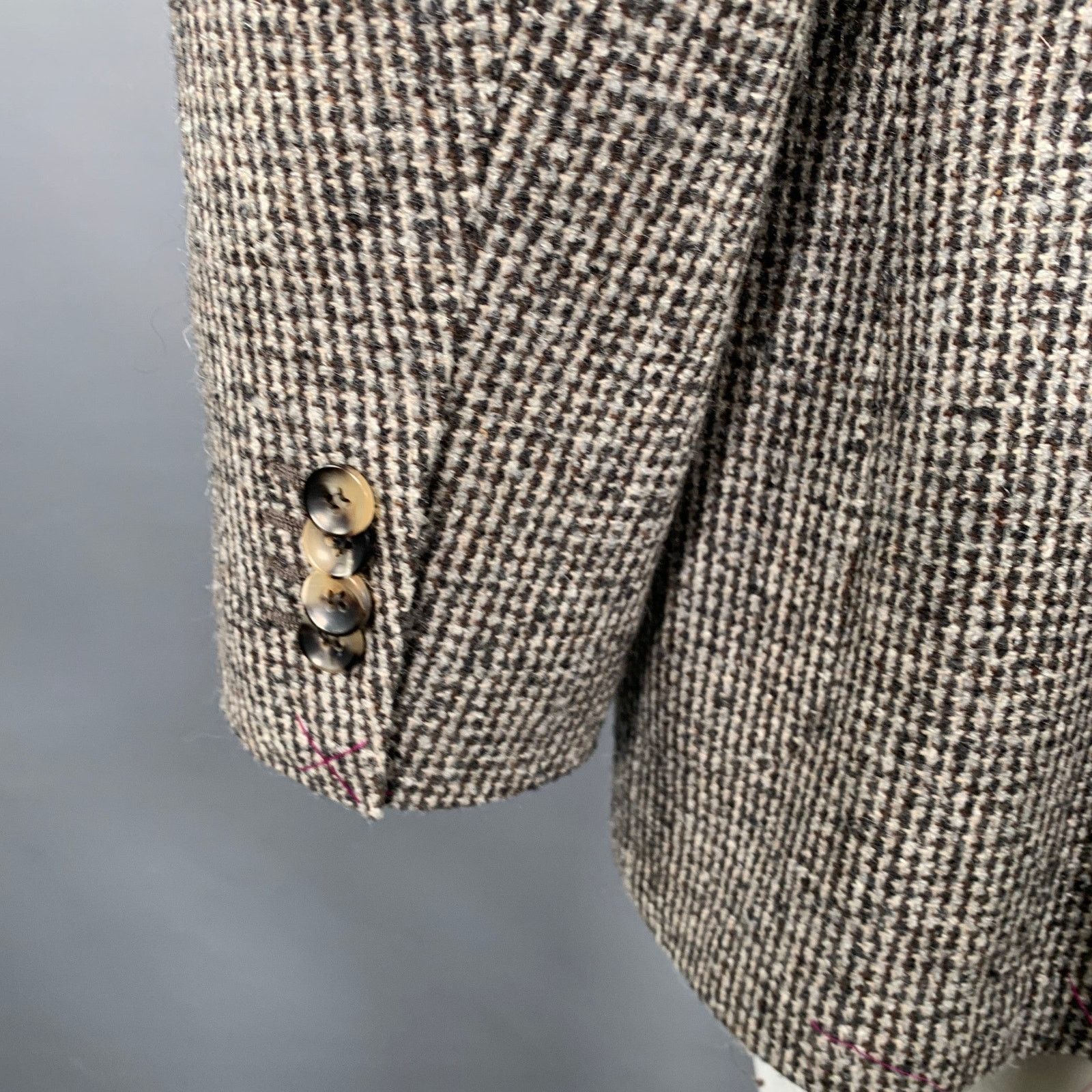 Suitsupply SUIT SUPPLY Size 46 Grey Charcoal Tweed Wool Blend Coat Size US XL / EU 56 / 4 - 5 Thumbnail