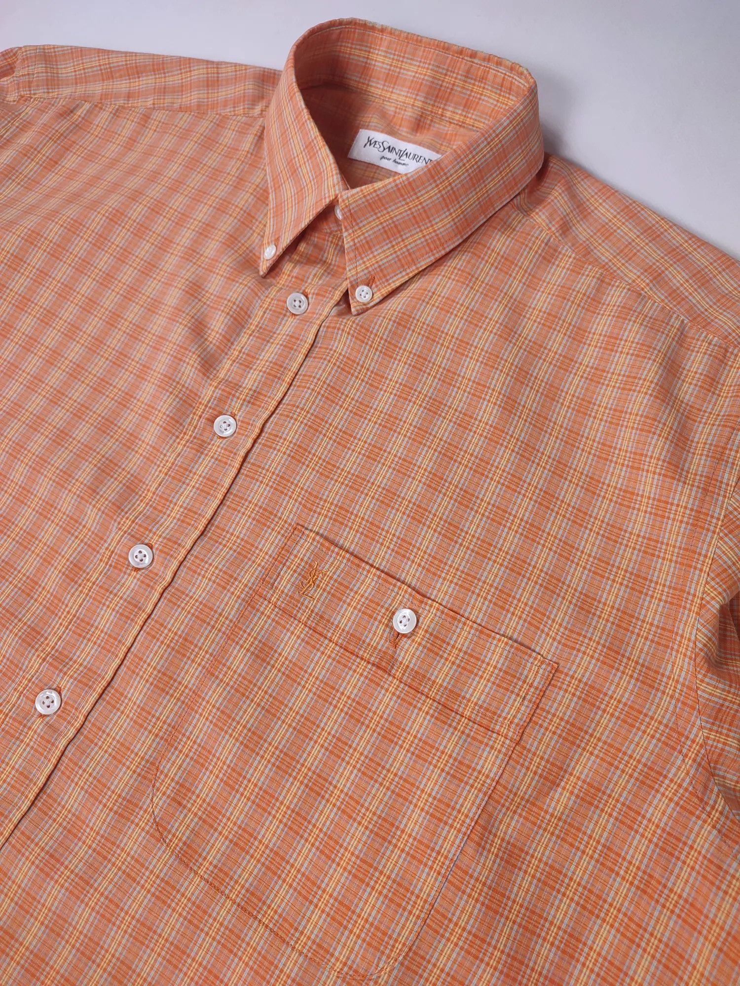 Yves Saint Laurent YSL vintage paint shirt Size US L / EU 52-54 / 3 - 8 Thumbnail