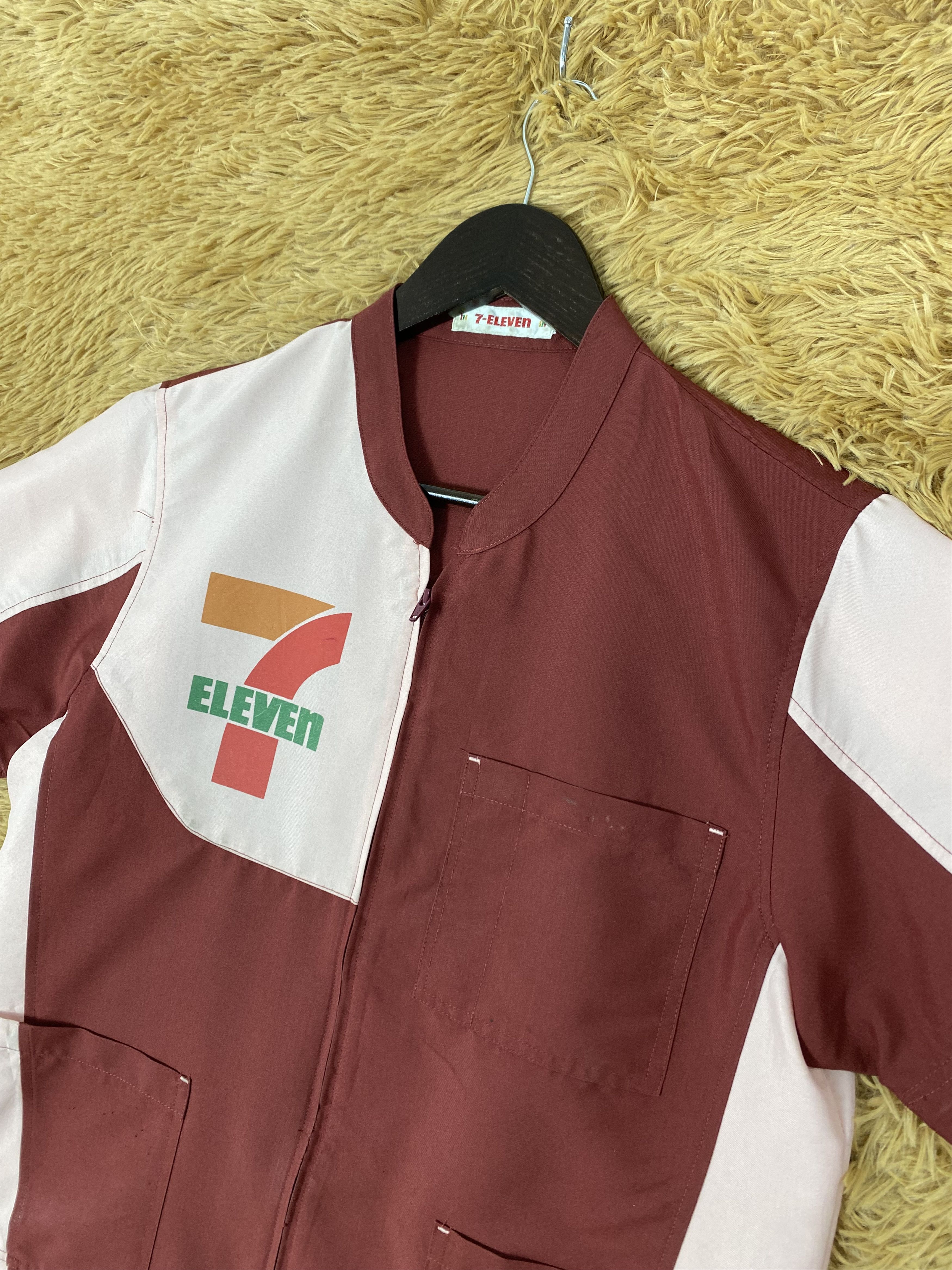 Vintage Vintage & 7 Eleven Zip Up Short Sleeve Shirts PS0185 Size US S / EU 44-46 / 1 - 2 Thumbnail