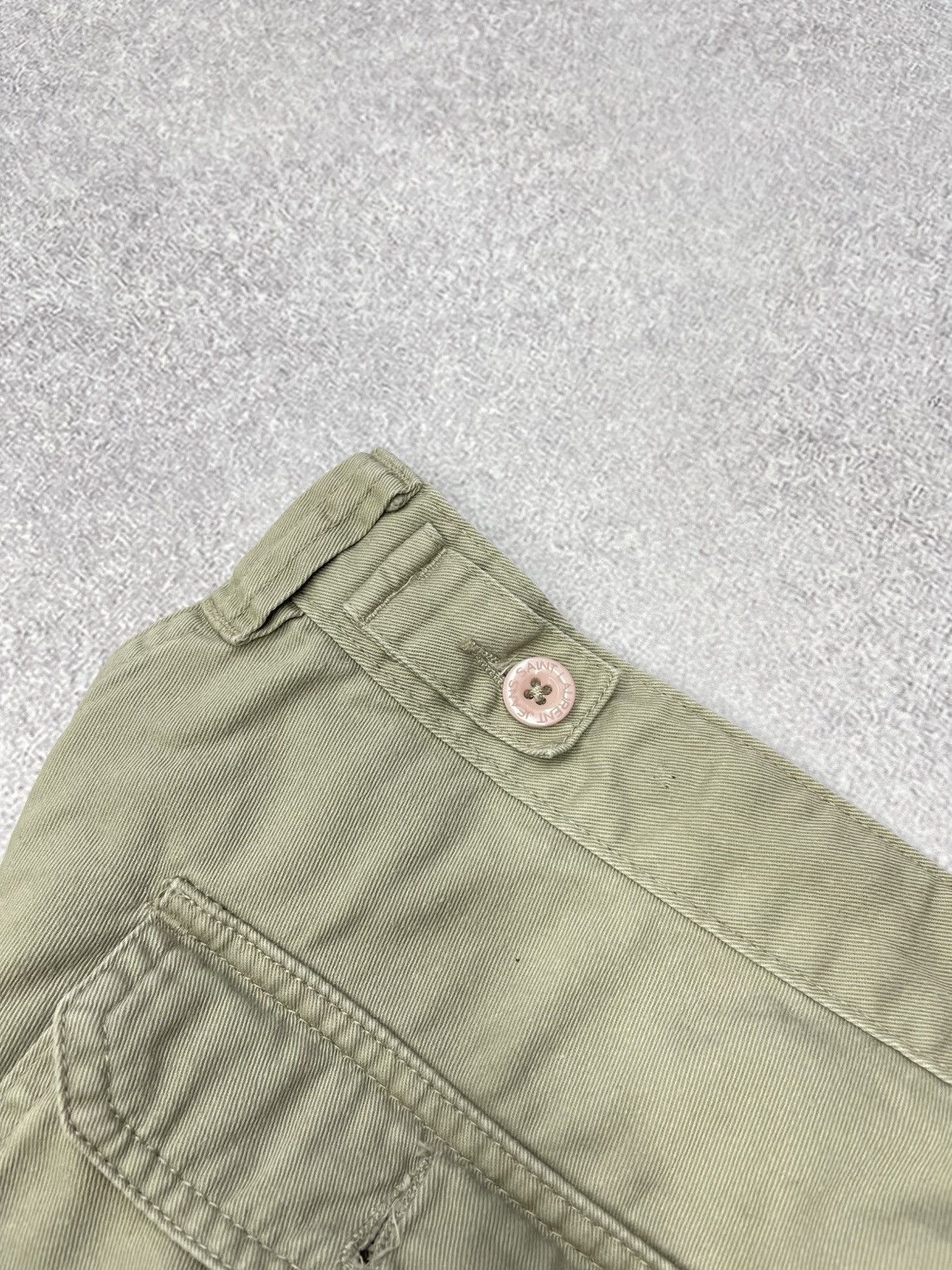 Vintage × Yves Saint Laurent Vintage Yves Saint Laurent Paris Cargo Pants Beige Designer Size US 36 / EU 52 - 11 Thumbnail