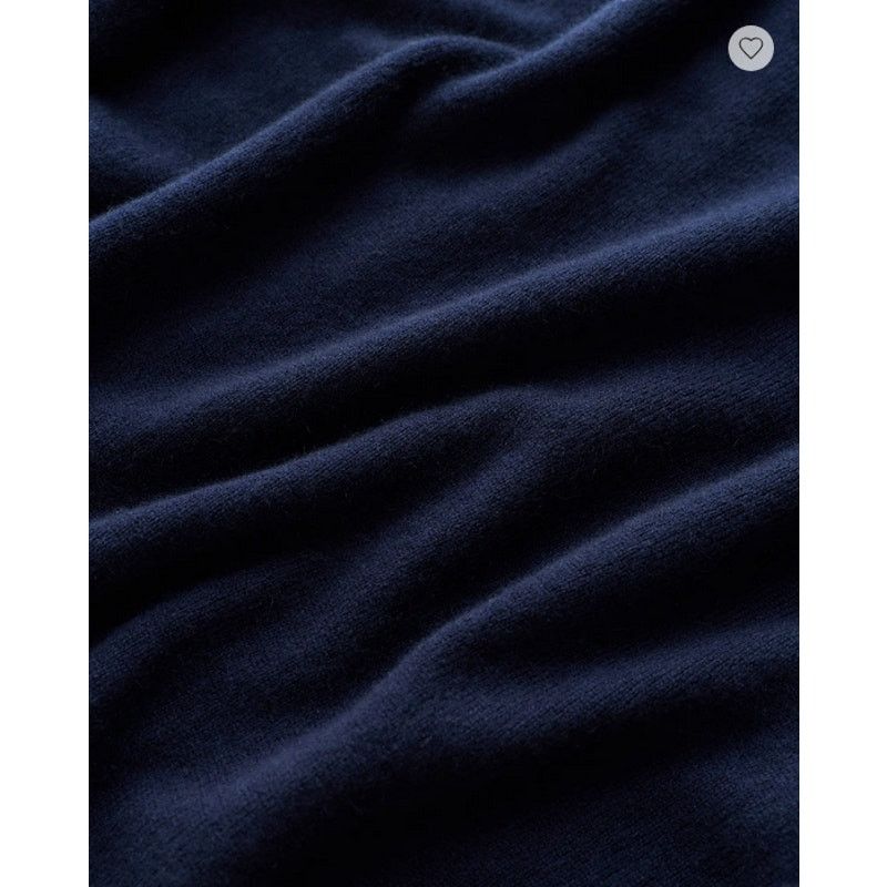 Quince Quince Cashmere Shrunken Sweatshirt True Navy Size S NWT Size S / US 4 / IT 40 - 6 Thumbnail