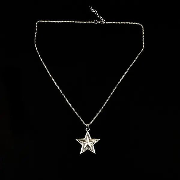 Jewelry Makihara x Maki Star Necklace Y2K Gothic Punk Chain Size ONE SIZE - 2 Thumbnail