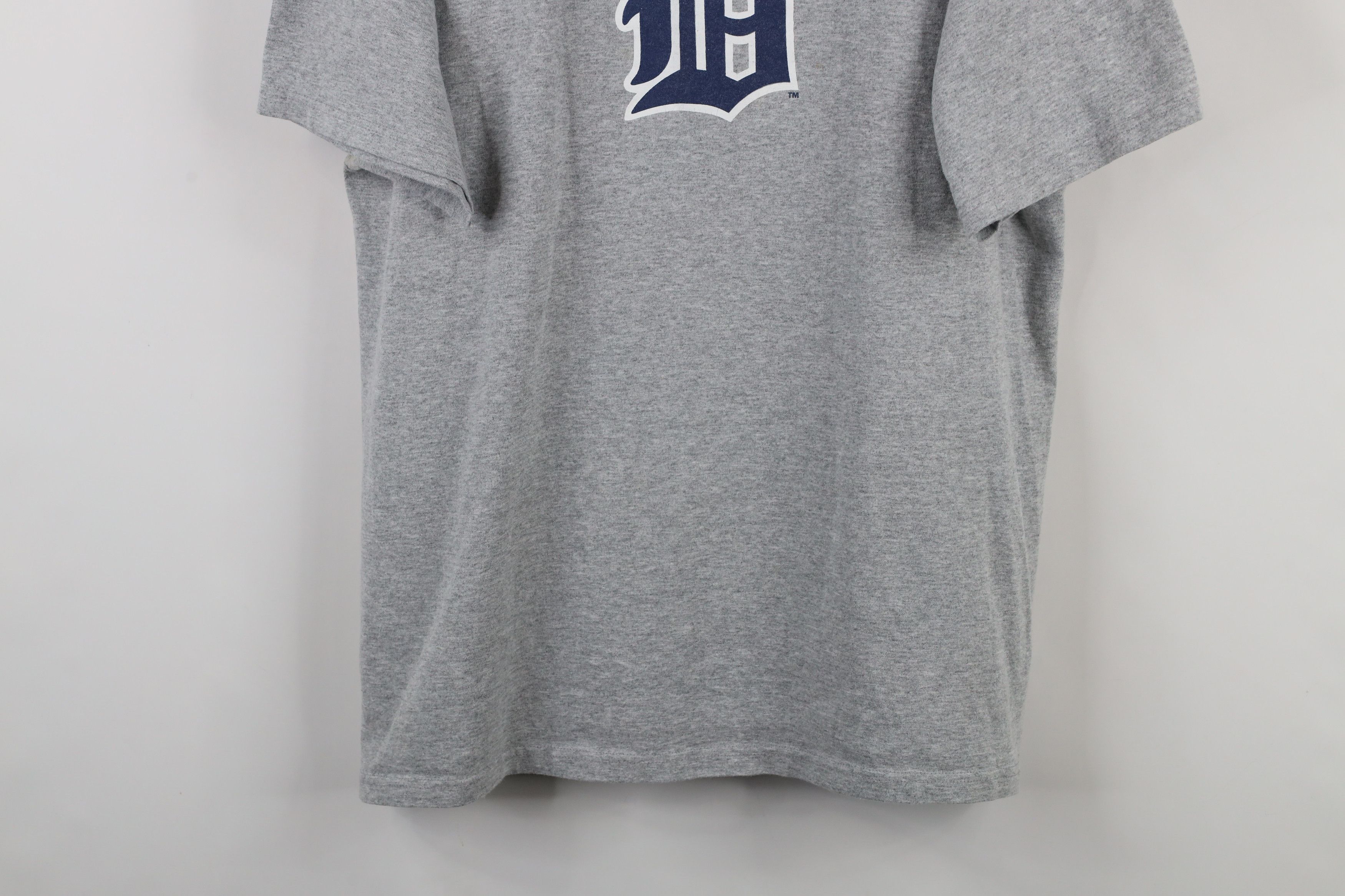 Vintage Vintage Y2K D Detroit Tigers Baseball T-Shirt Heather Gray Size US XL / EU 56 / 4 - 3 Thumbnail