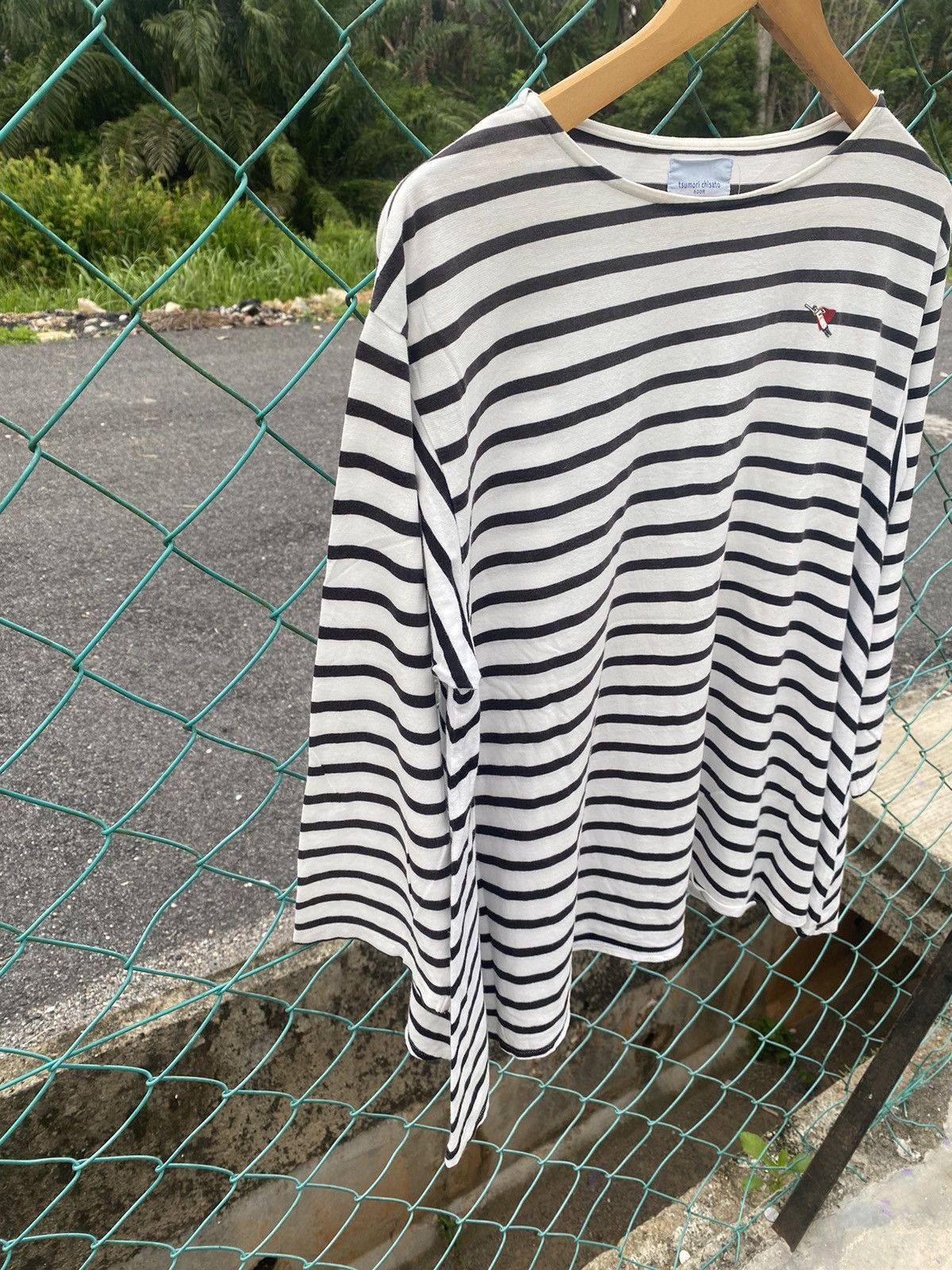 Tsumori Chisato Tsumori Chisato Breton Stripe Tee Size L / US 10 / IT 46 - 3 Thumbnail