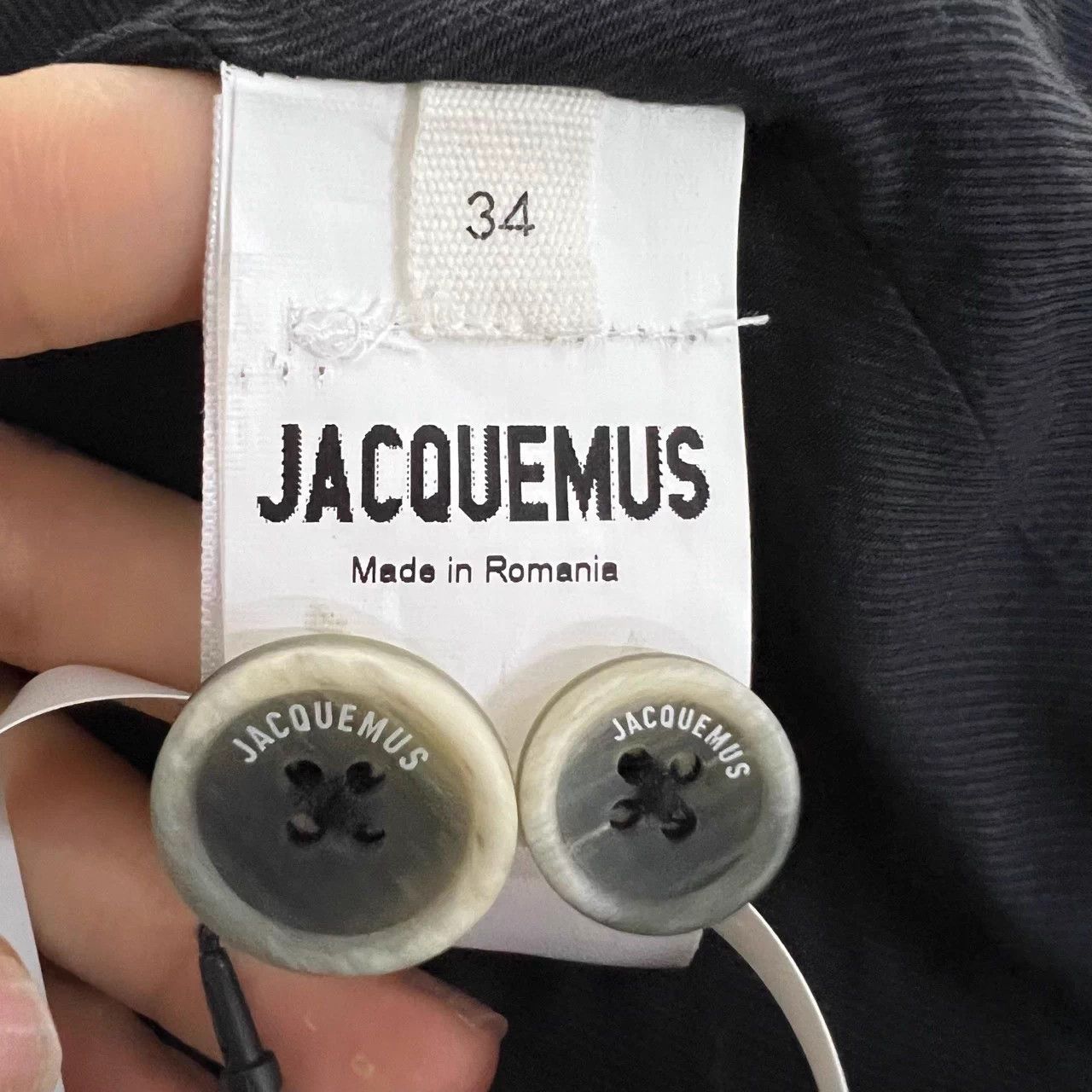 Jacquemus JACQUEMUS Black Mini Square-neck Dress 34 New Size XS / US 0-2 / IT 36-38 - 5 Thumbnail