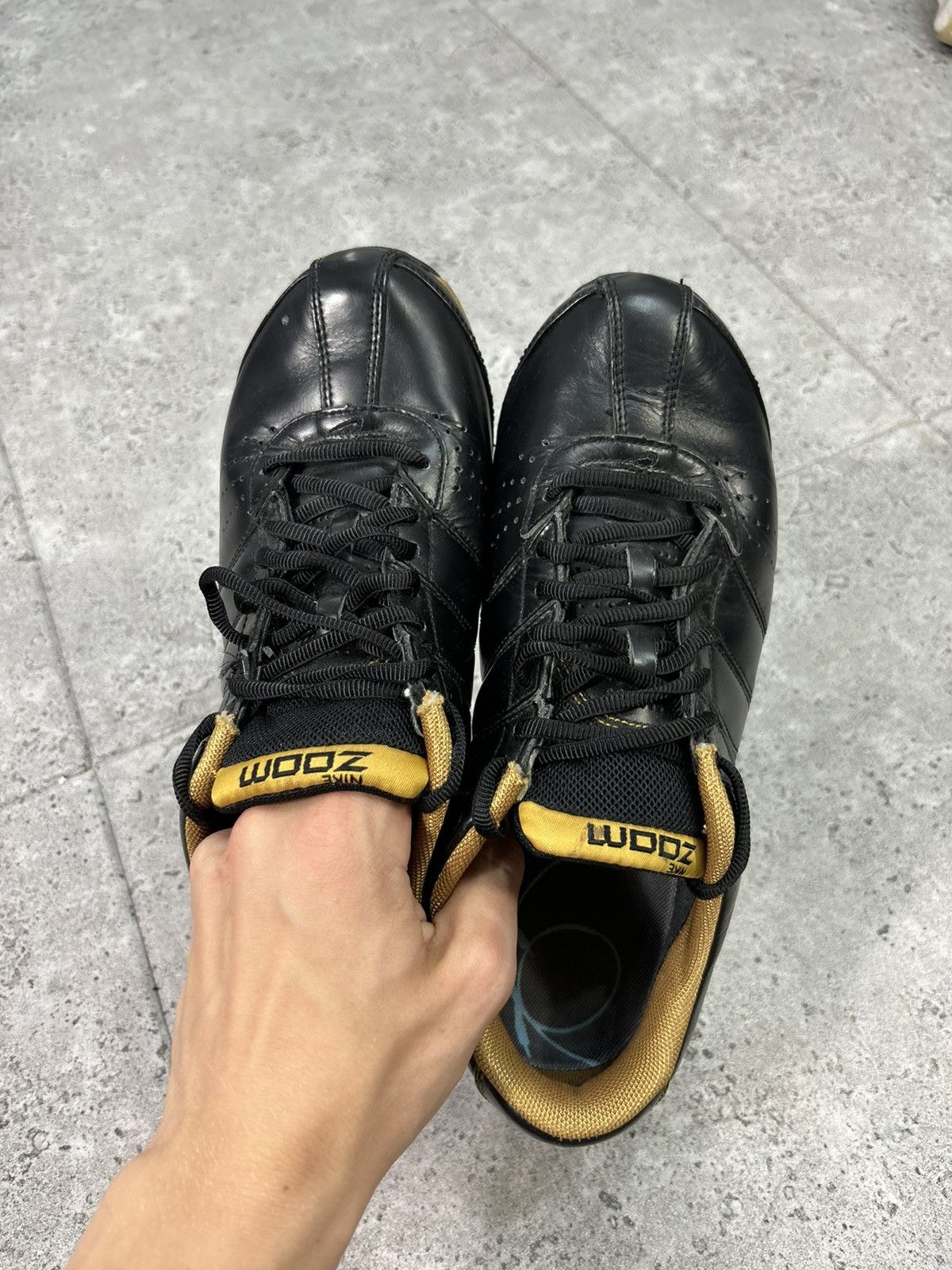 Japanese Brand × Nike × Vintage Vintage 00s Japan Low Trainers Nike Black Leather Swoosh Y2K Size US 8.5 / EU 41-42 - 6 Thumbnail