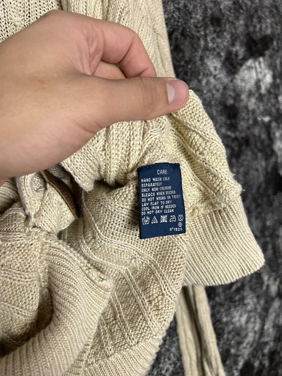Polo Ralph Lauren × Ralph Lauren × Vintage Vintage Ralph Lauren Knitted Clasp Cardigan Sweater Size S Size S / US 4 / IT 40 - 7 Thumbnail