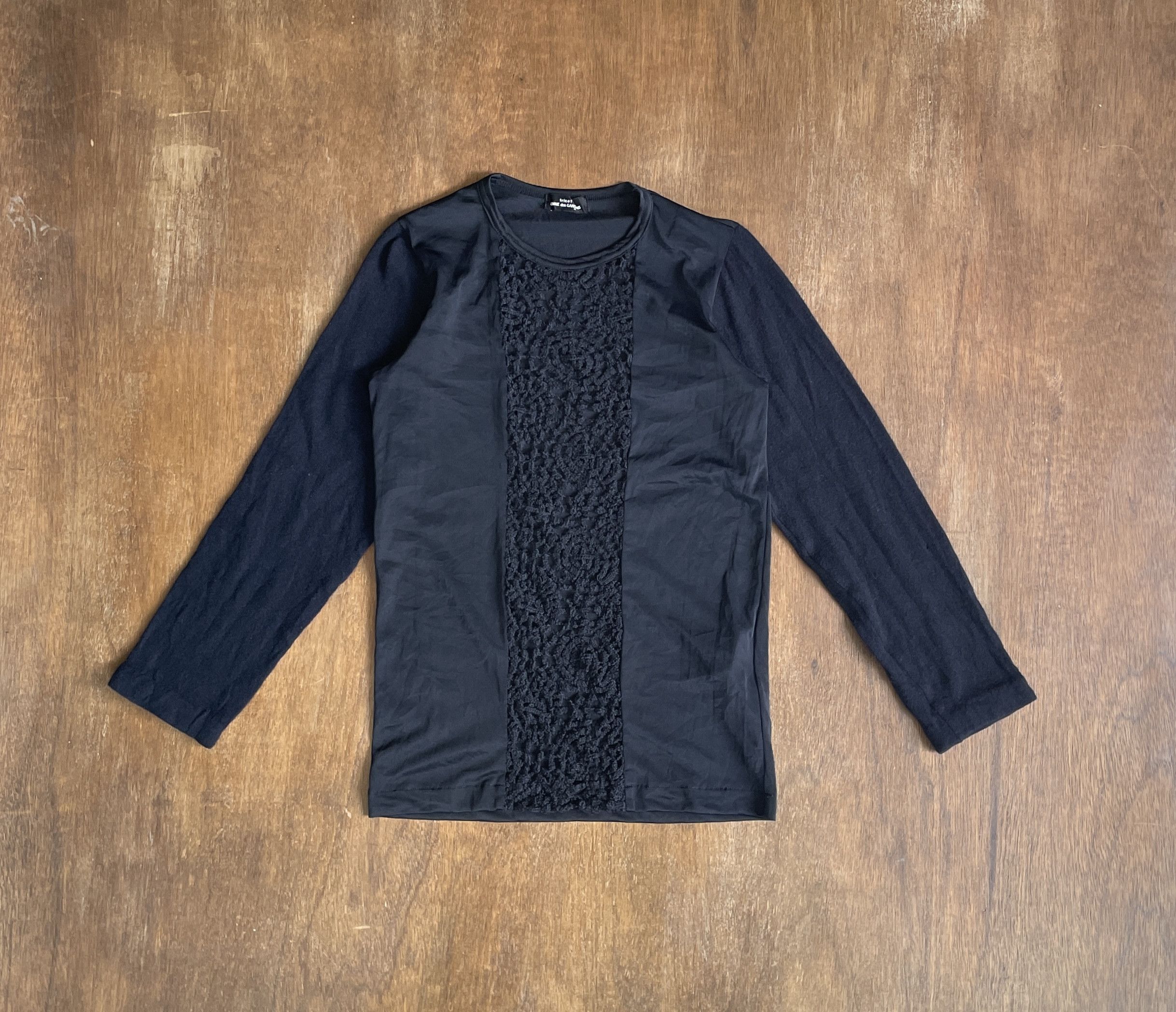 Comme des Garcons COMME des GARCONS Nylon Wool 1995 Two Fabric Top Size S / US 4 / IT 40 - 1 Thumbnail