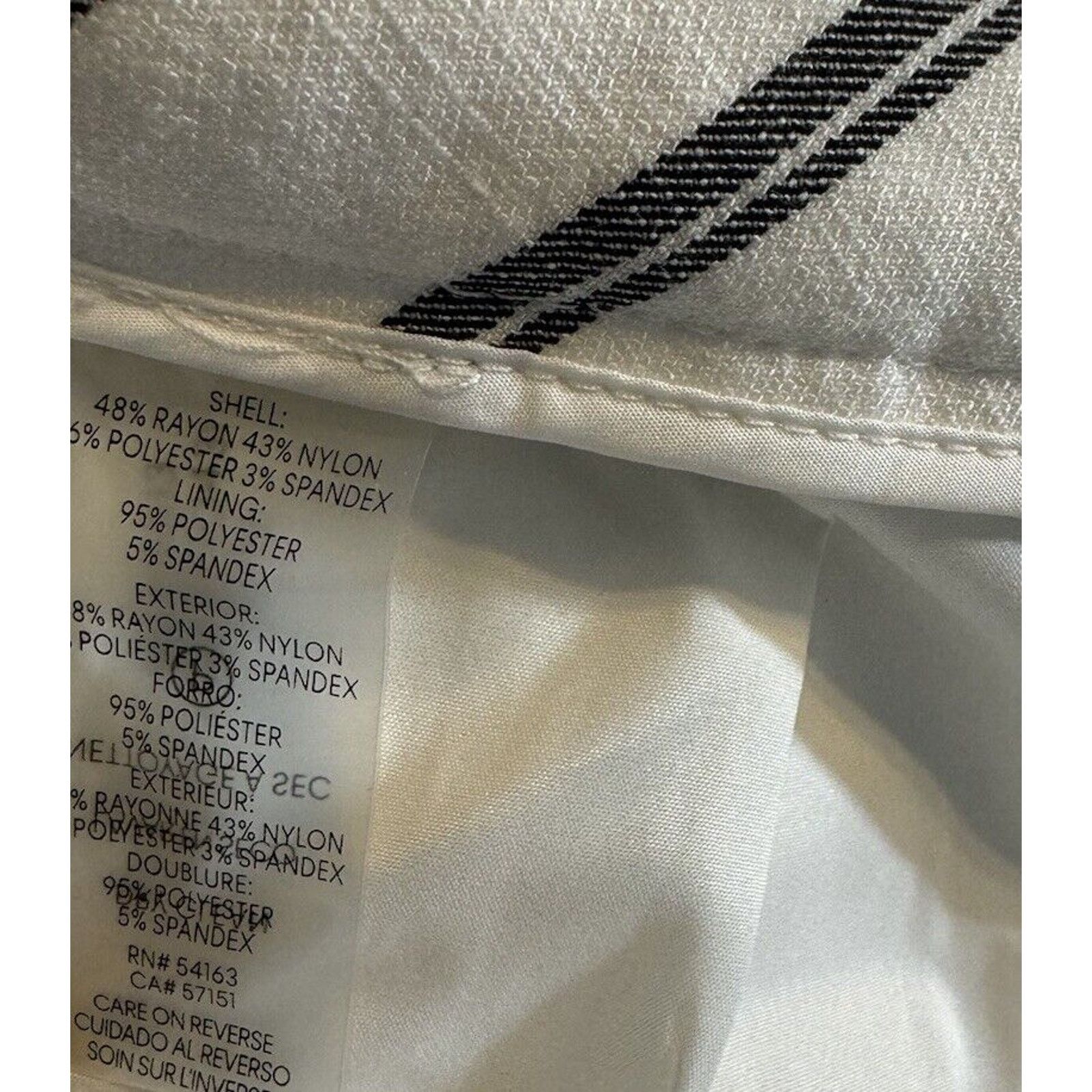 Calvin Klein Calvin Klein Striped Slim Leg Dress Pants Trousers Size 8 Size 30" / US 8 / IT 44 - 15 Thumbnail