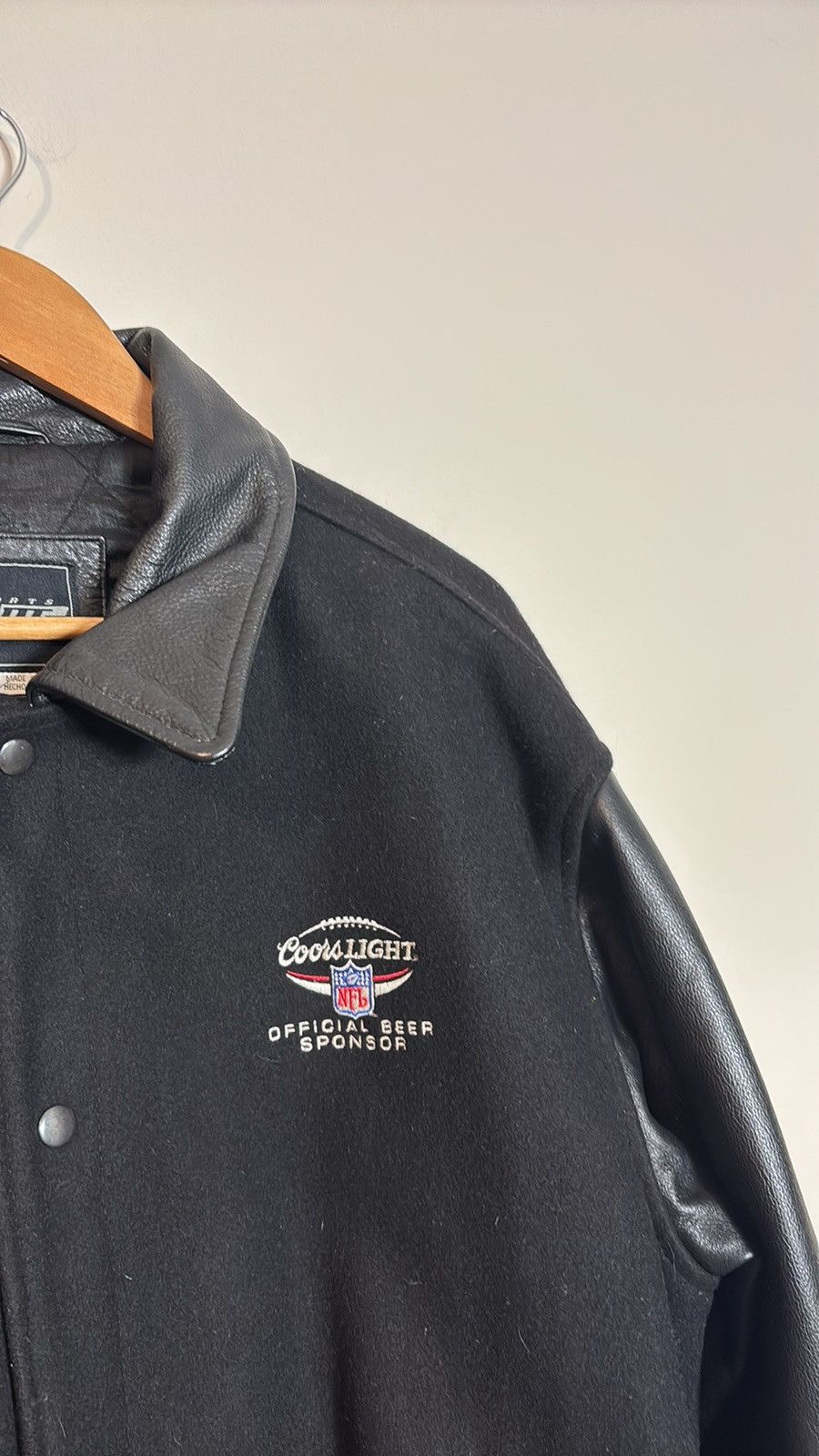 G-III Vintage GIII Sports NFL Coors Light Varsity Jacket Size US L / EU 52-54 / 3 - 2 Thumbnail