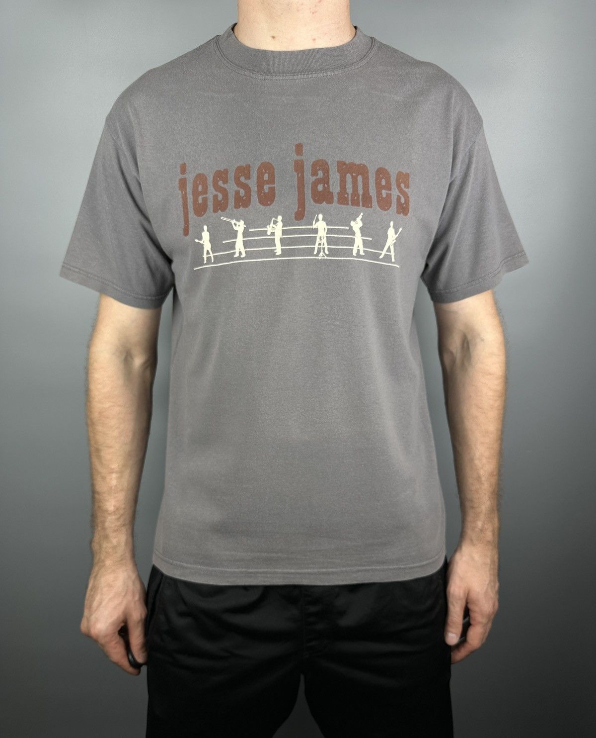 Vintage 90s Vintage Jesse James Soul Singer T Shirt Tee Jazz Anvil Size US M / EU 48-50 / 2 - 2 Thumbnail