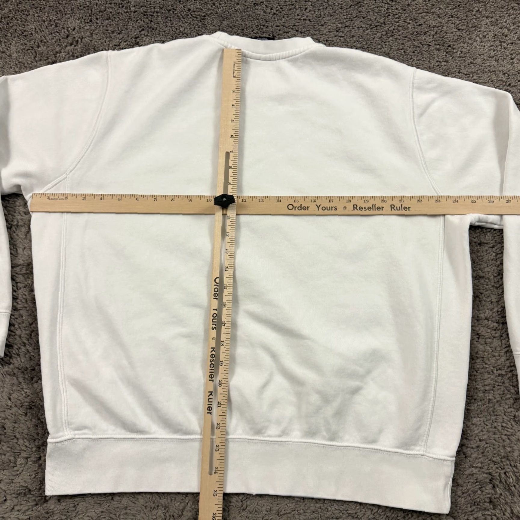 Nike Nike Sweatshirt Mens L White Pullover Crewneck Sweater Long Sleeve Just Do It Size US L / EU 52-54 / 3 - 5 Thumbnail