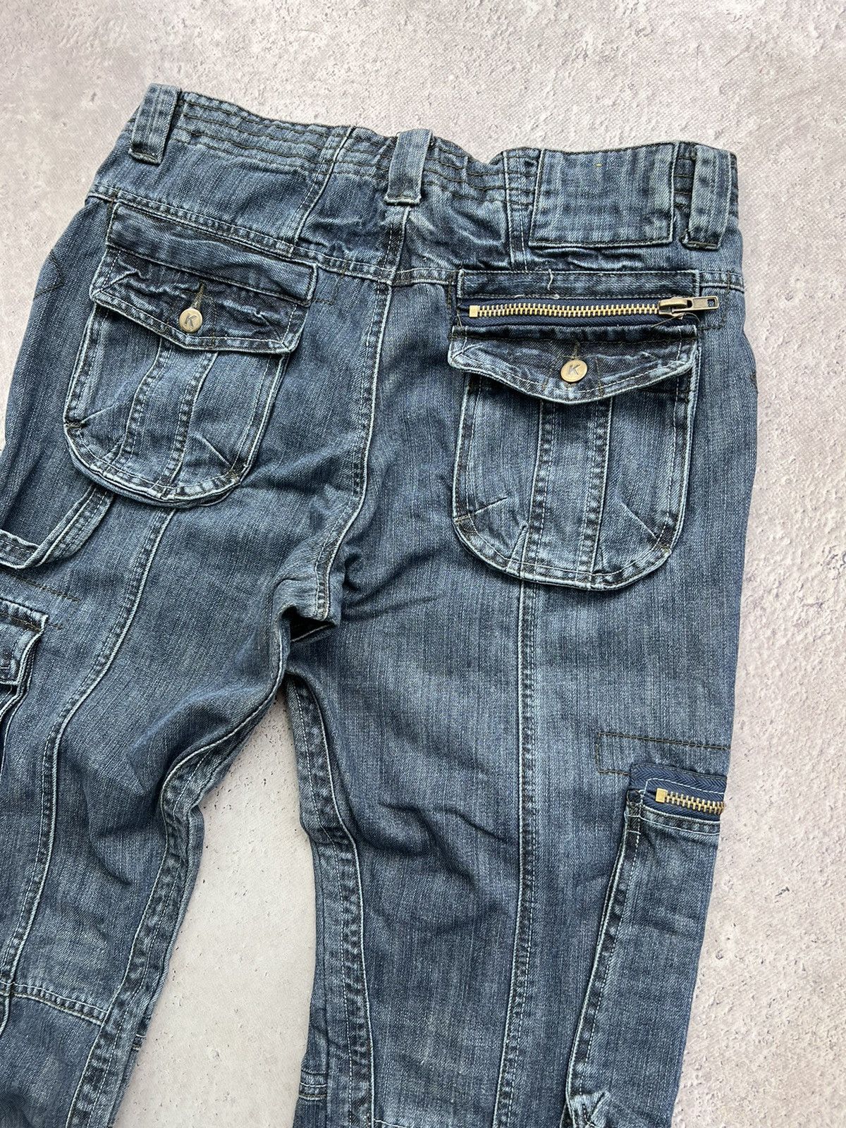 Issey Miyake × Japanese Brand × Tete Homme 2000s Tete Homme Multipocket Bondage Cargo Pants Size US 34 / EU 50 - 11 Thumbnail