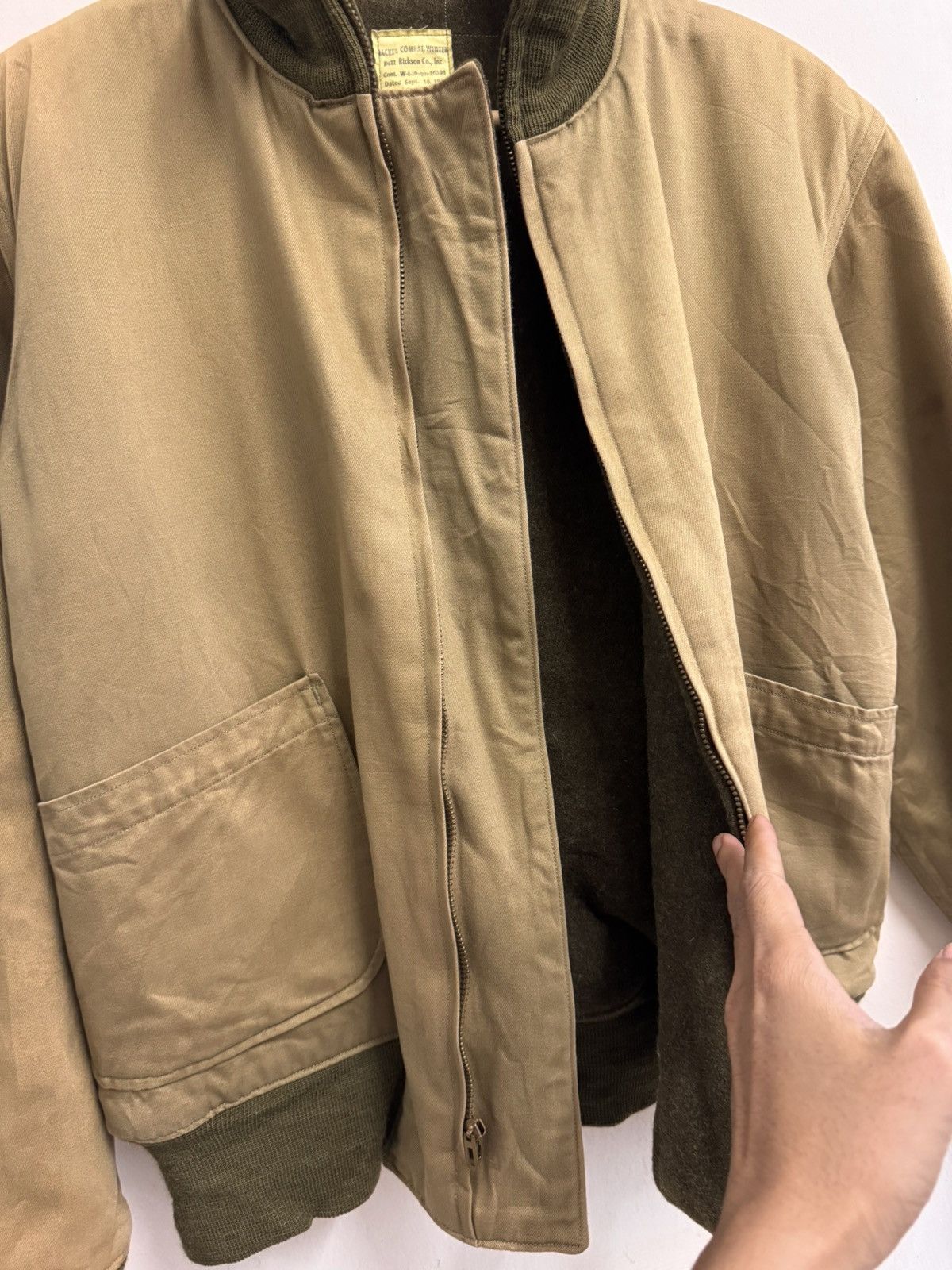 Buzz Rickson's Vintage early 90s Buzz Rickson Tanker Jacket 1st Pattern Size US M / EU 48-50 / 2 - 8 Thumbnail