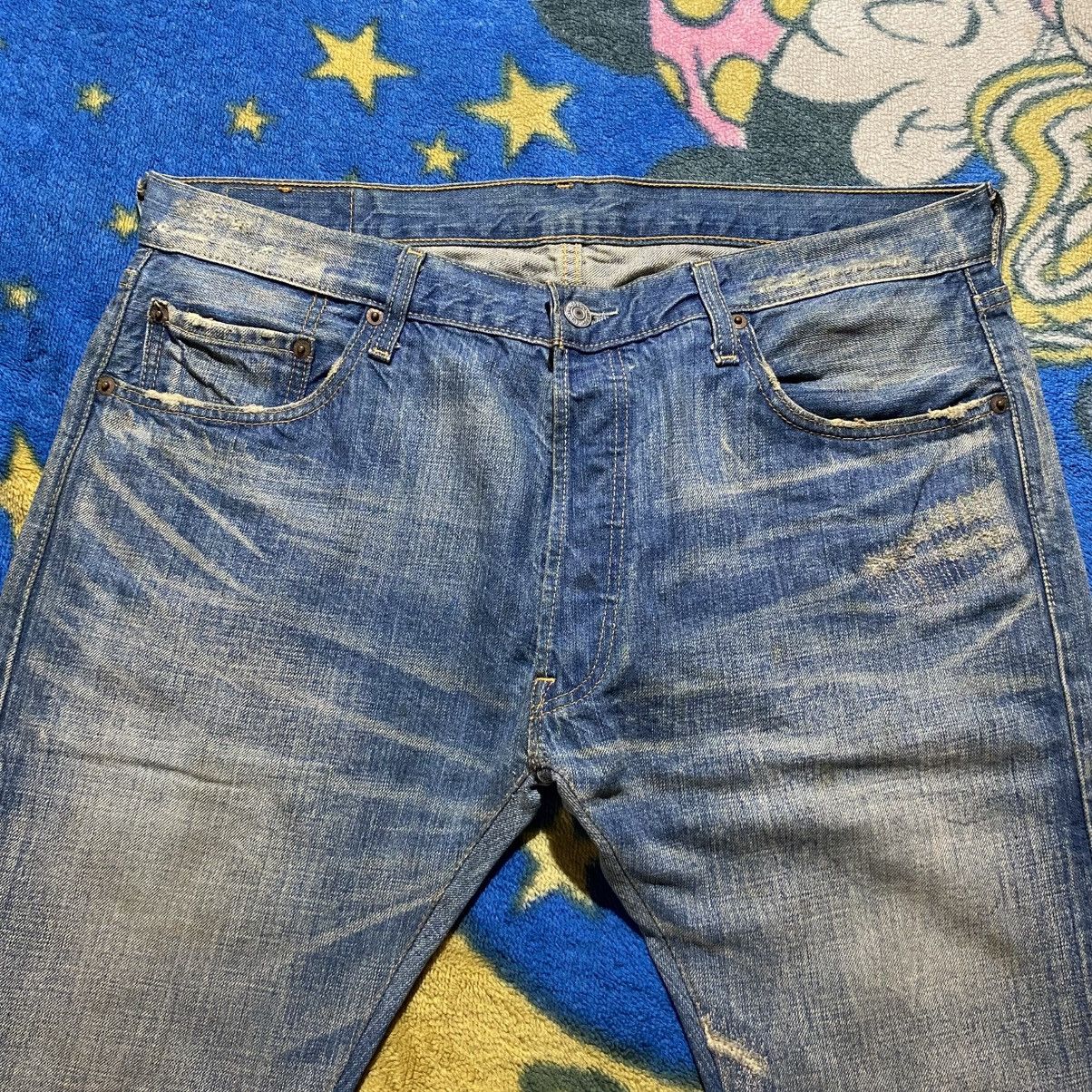 Levi's Vintage Levi’s 501 Distressed Ripped Jeans Size US 36 / EU 52 - 3 Thumbnail