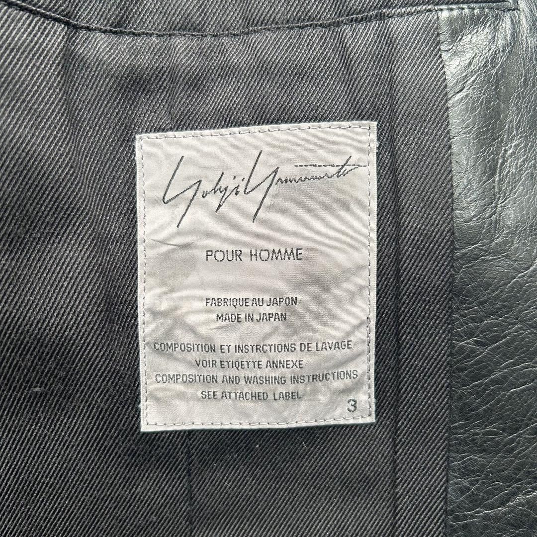 Yohji Yamamoto Yohji Yamamoto POUR HOMME 00aw Artisan era leather jacket Size US L / EU 52-54 / 3 - 2 Thumbnail