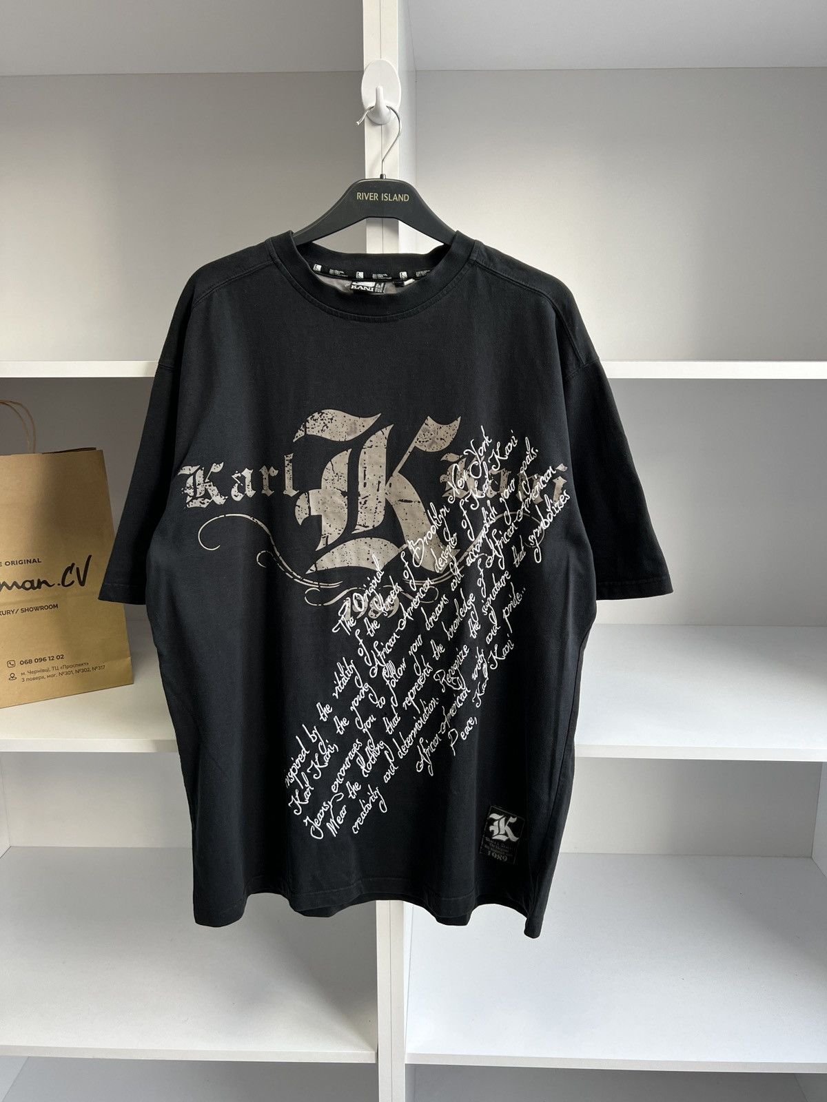 Karl Kani × Vintage Vintage Karl Kani Overprinted Rap Style 90s Tee Size US XL / EU 56 / 4 - 5 Thumbnail
