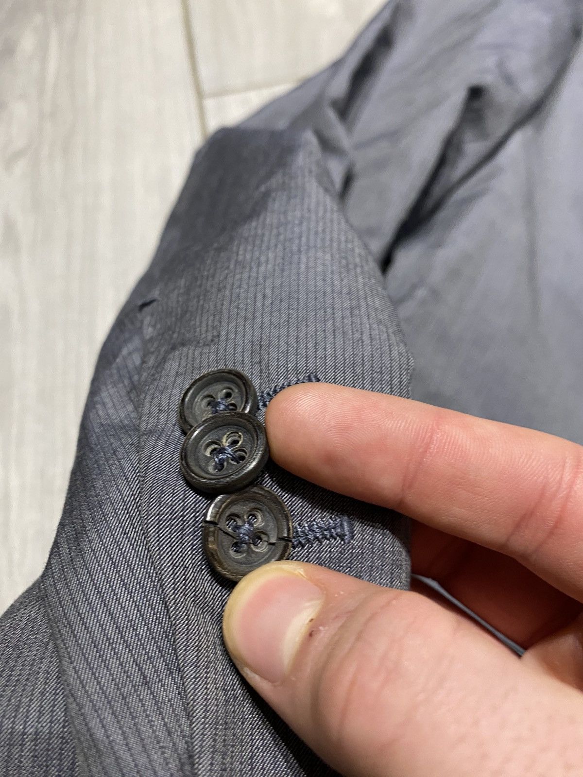Jil Sander VERY VINTAGE Jil Sander Men Grey Cotton Blazer Jacket crazy Size 52L - 10 Thumbnail