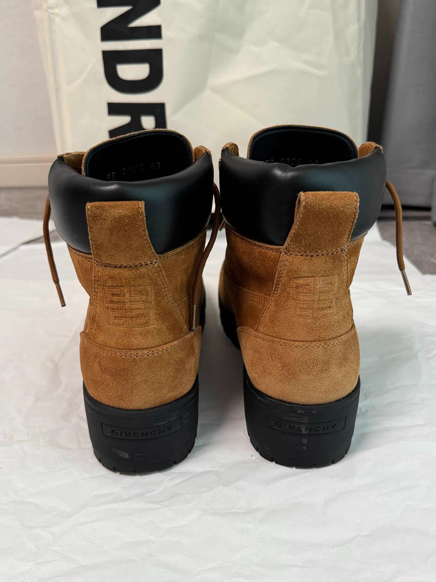 Givenchy GIVENCHY 24 New Style Yellow Work Boots K6 Size US 10 / IT 40 - 4 Thumbnail
