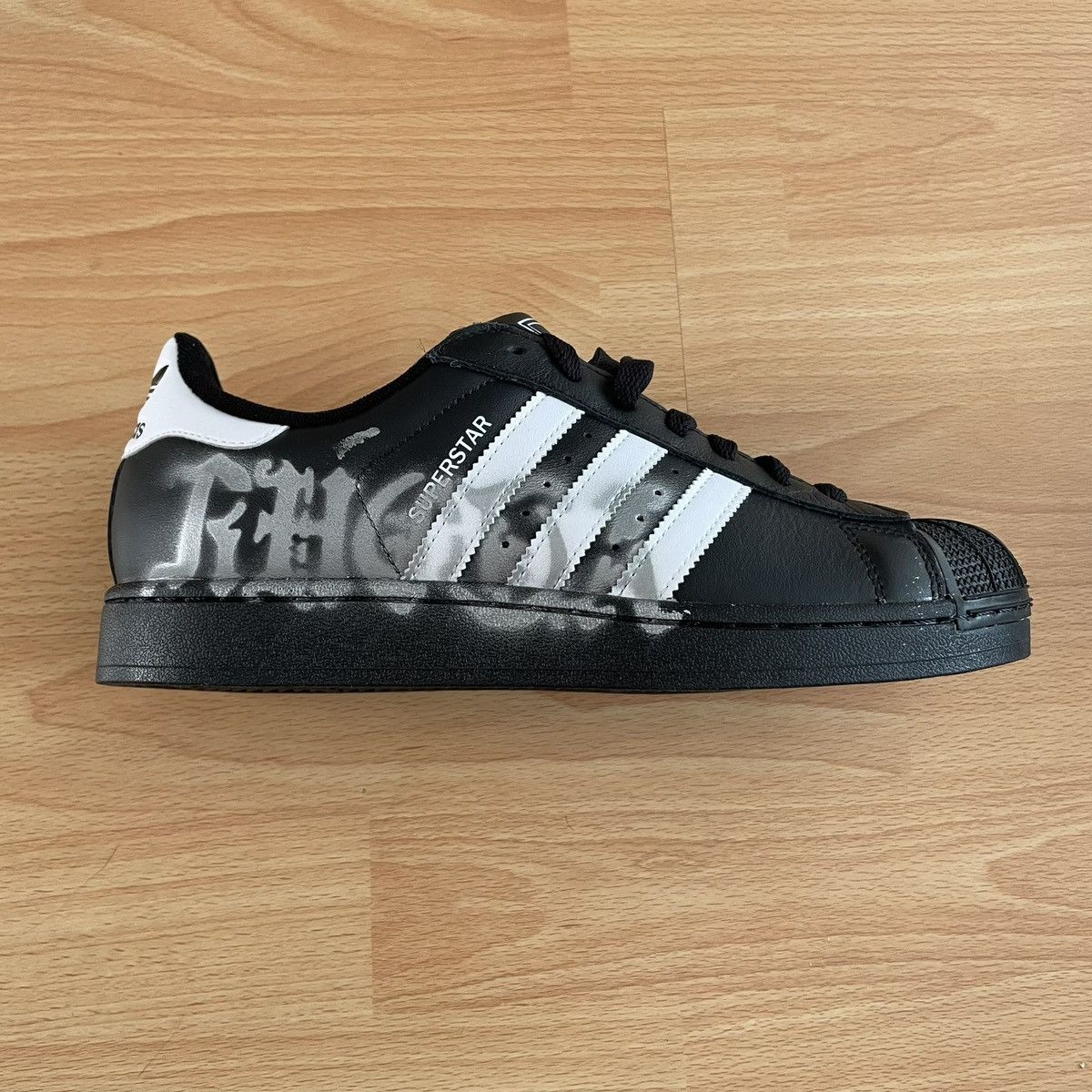 Adidas Custom Superstar 2 x Kal Banx black sneaker Size US 9 / IT 39 - 7 Thumbnail