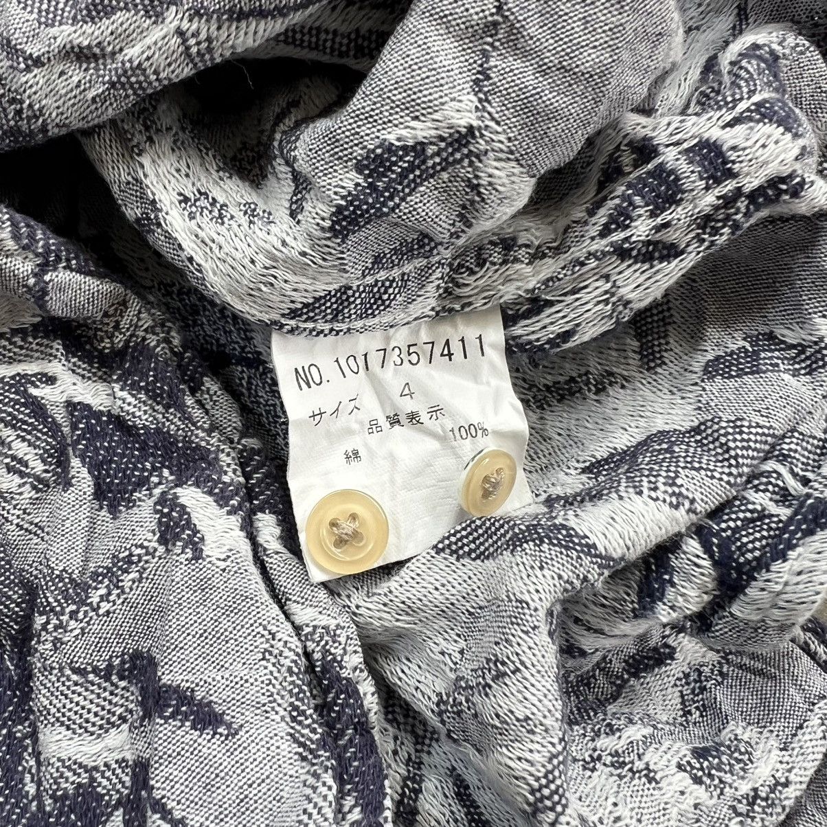 Issey Miyake Tete Homme by Issey Miyake Floral Longsleeve Shirt Size US XS / EU 42 / 0 - 6 Thumbnail