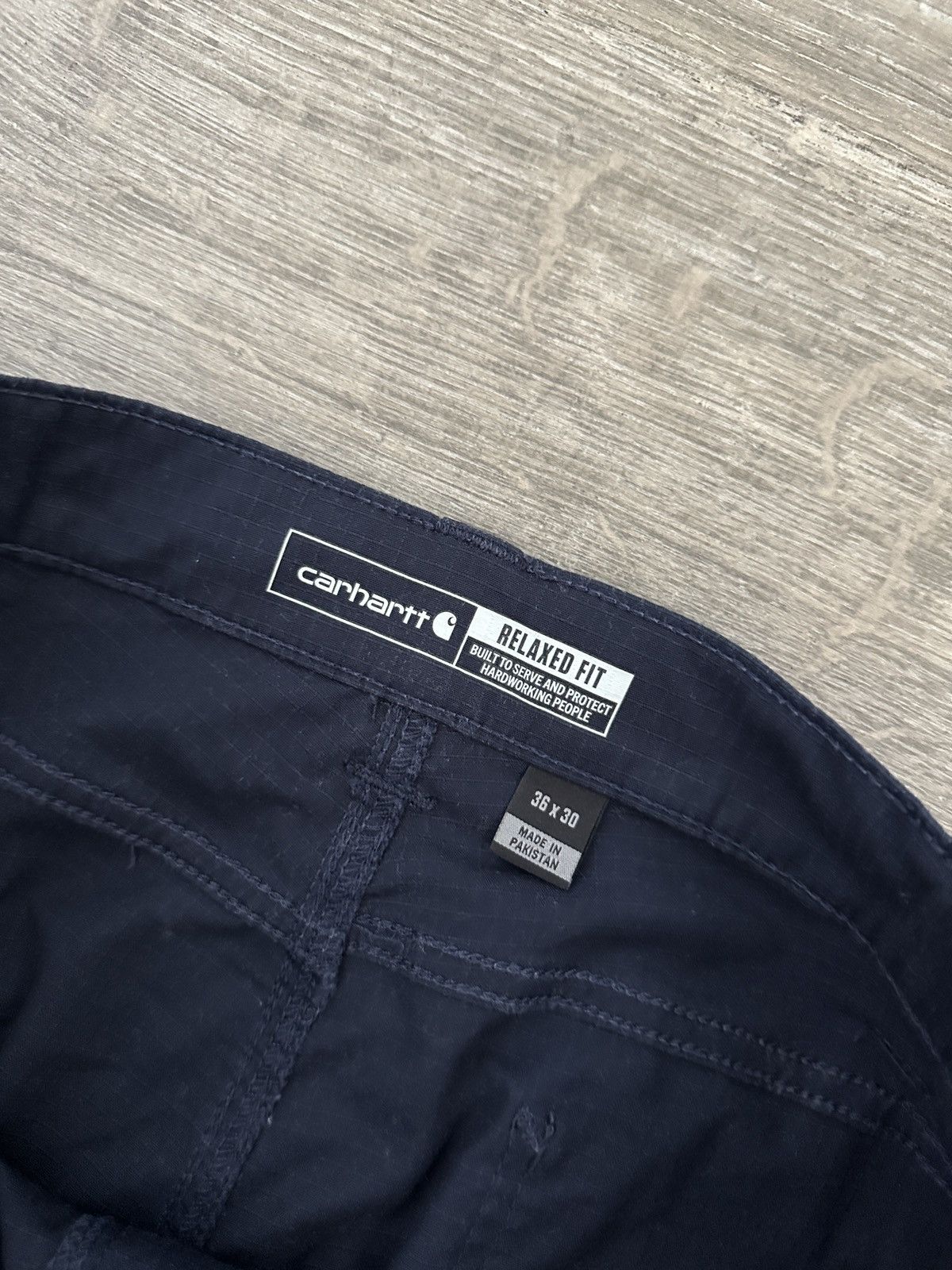 Carhartt Carhartt 36x30 Force Relaxed Fit Ripstop Utility Pants Navy Size US 36 / EU 52 - 4 Thumbnail