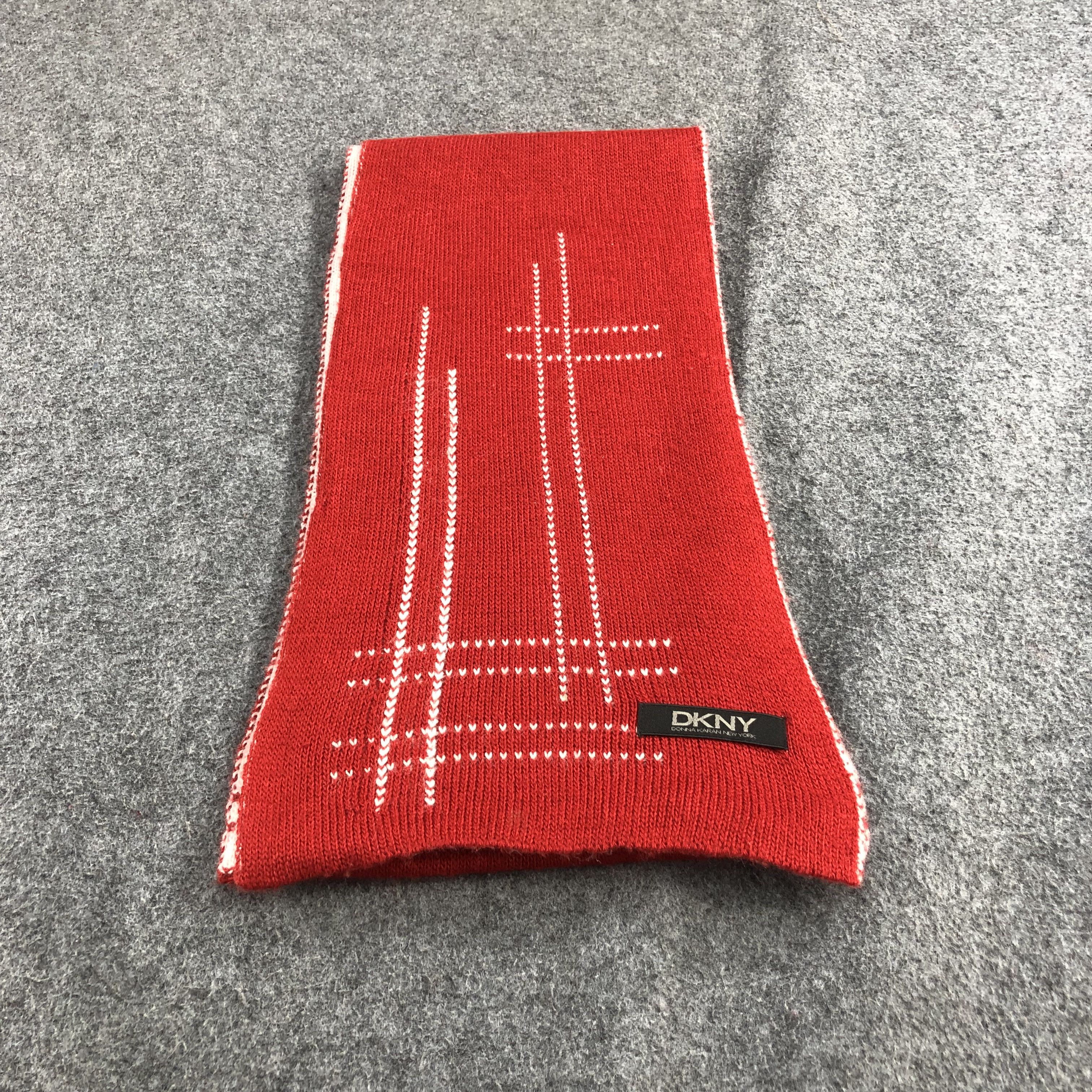 DKNY DKNY Wool Scarf Muffler V896 Size ONE SIZE - 1 Thumbnail