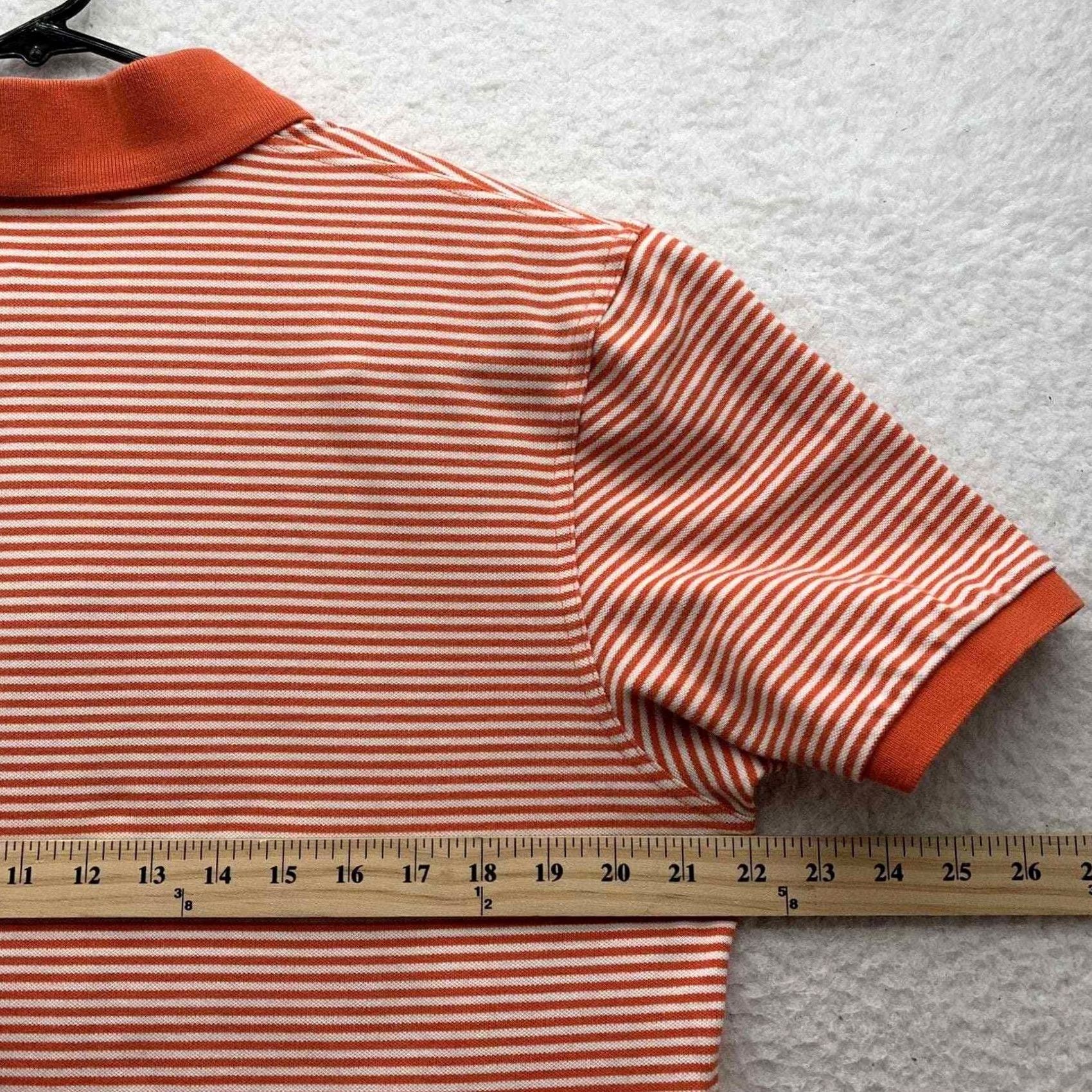 Southern Tide Southern Tide Polo Shirt Mens Medium M Skipjack Orange White Preppy Comfort Dad Size US M / EU 48-50 / 2 - 7 Thumbnail