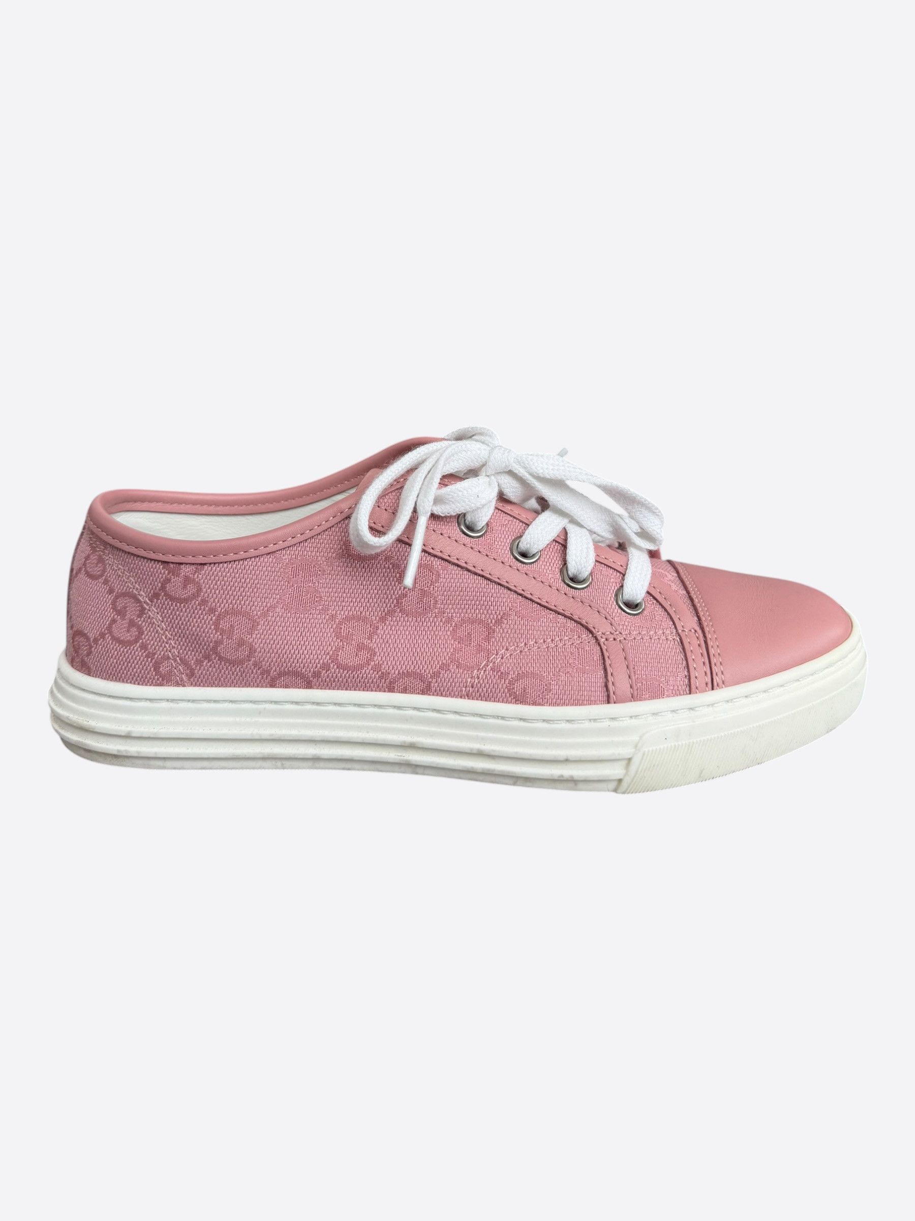 Gucci Gucci Pink GG Monogram Women's Sneaker Size US 6 / IT 36 - 1 Thumbnail
