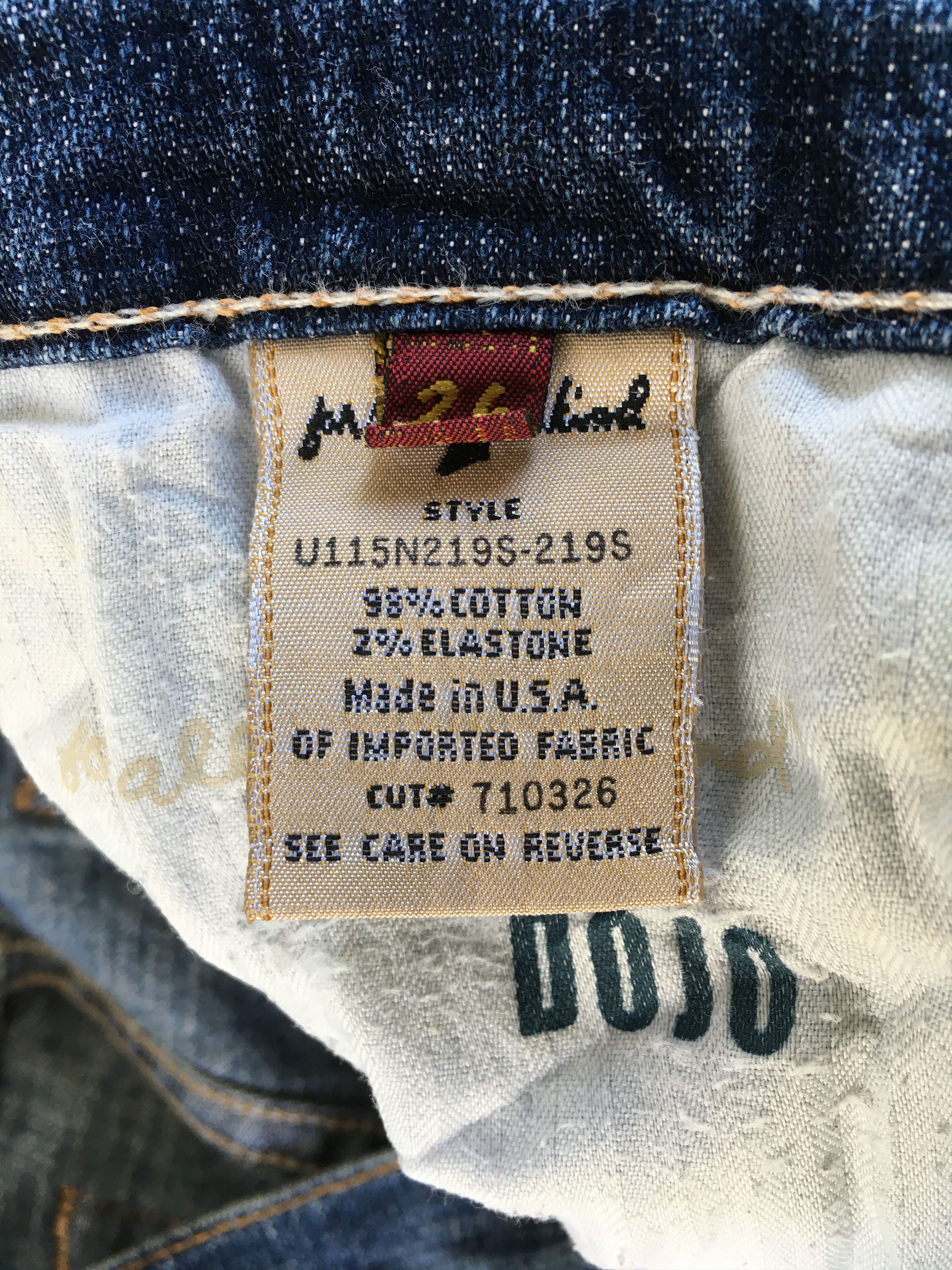 Designer Y2K Low Rise Distressed Flare Jeans D-1052 Size 26" / US 2 / IT 38 - 11 Thumbnail