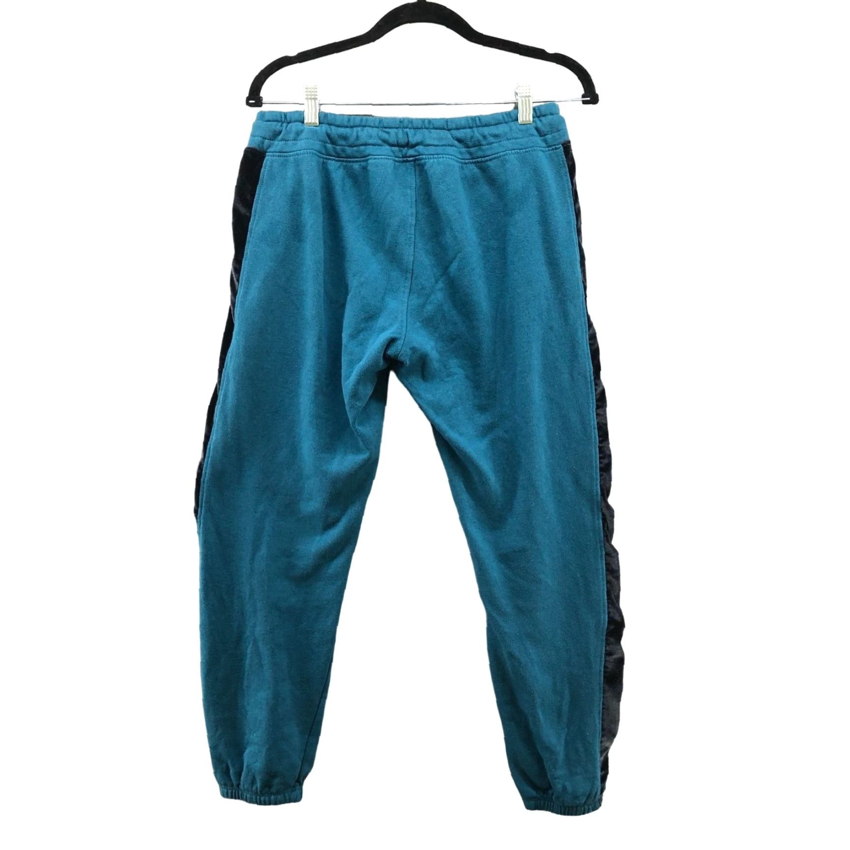 Juicy Couture Juicy Couture Sweatpants Jogger Womens M Teal Blue Logo Fleece Side Stripe Size 32" / US 10 / IT 46 - 2 Thumbnail