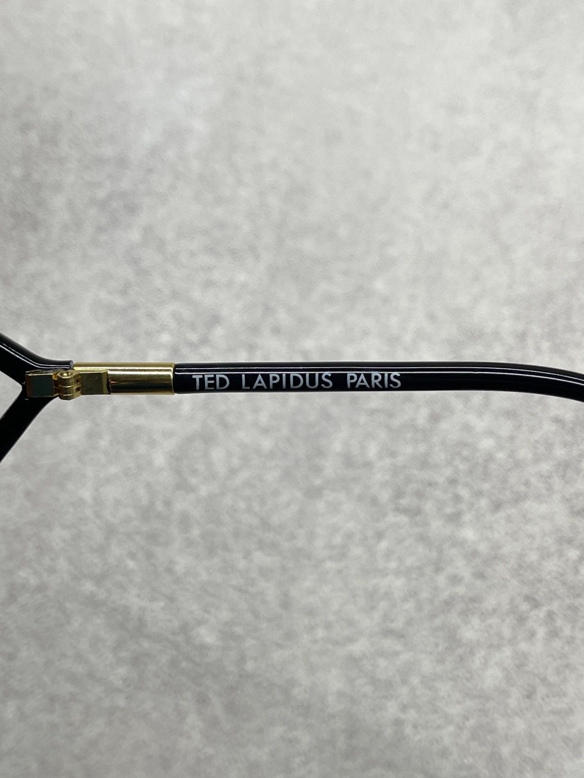 TED LAPIDUS Ted Lapidus Paris 1970 Black Gold Sunglasses Tom Ford Style Size ONE SIZE - 16 Thumbnail