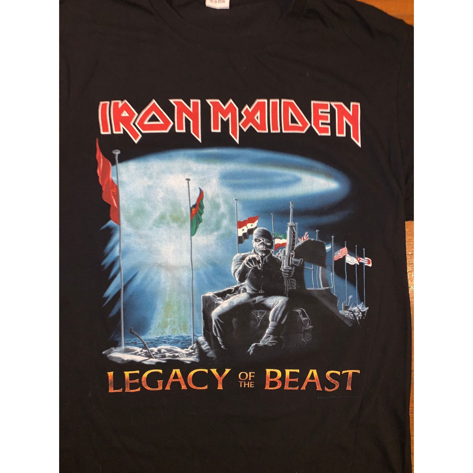 Band Tees Iron Maiden Legacy of the Beast Tour T Shirt 2019 Black L Size US L / EU 52-54 / 3 - 1 Thumbnail