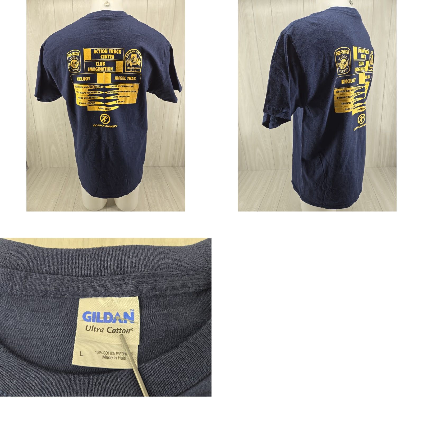 Gildan 2011 Dothan Police Trot With Swat 10K Run Mens T Shirt Blue Size Large Size US L / EU 52-54 / 3 - 8 Thumbnail