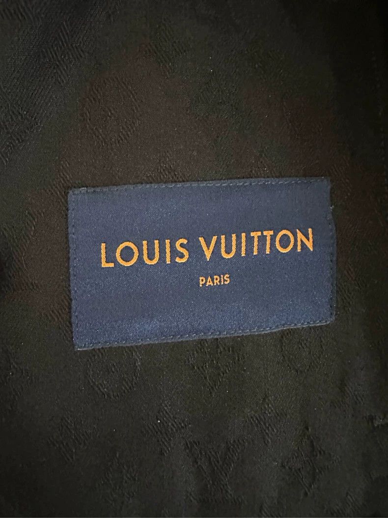 Louis Vuitton Louis Vuitton Black dark full print denim jacket 2505-Nexta Size US S / EU 44-46 / 1 - 3 Thumbnail