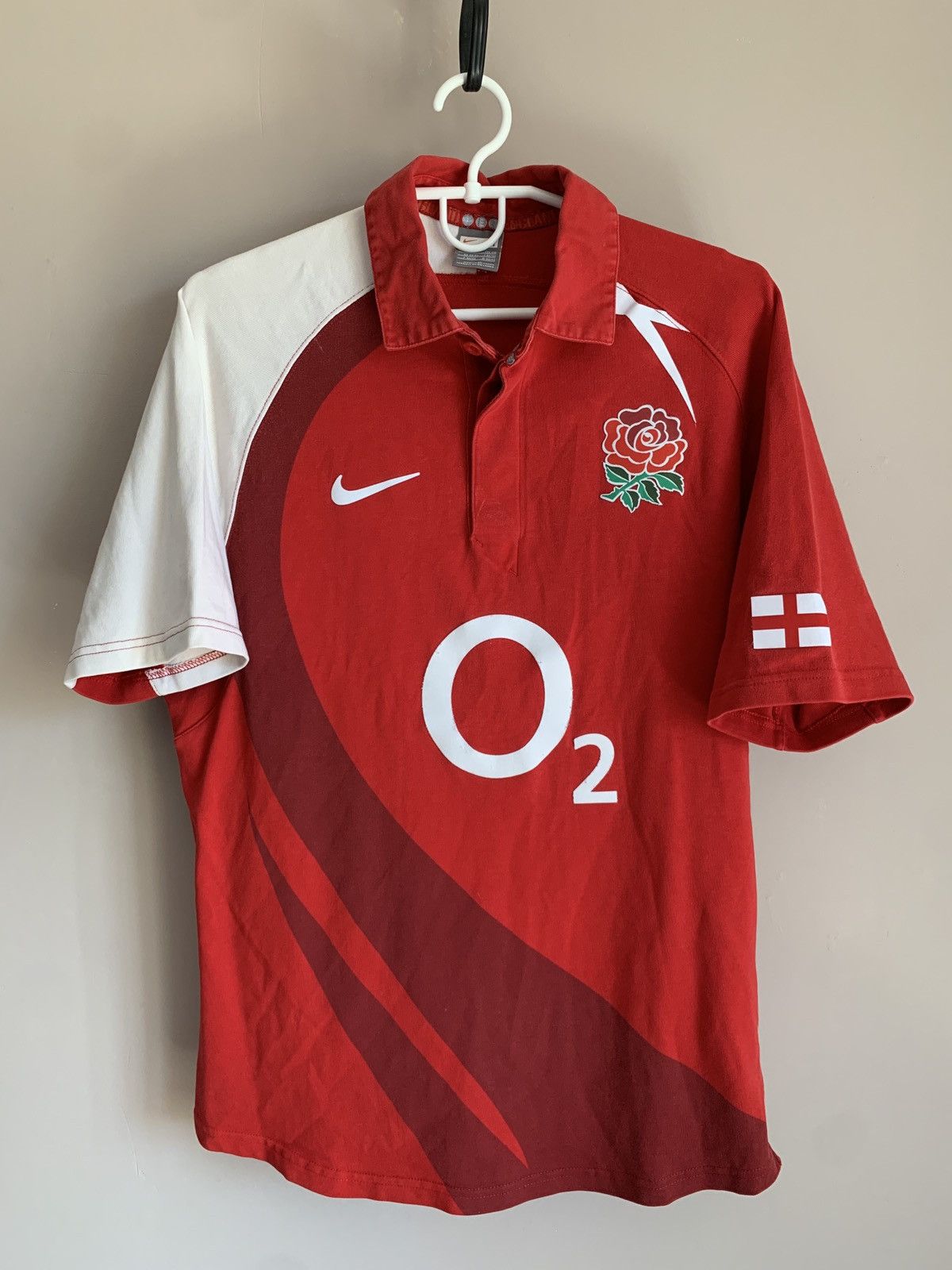 Nike England 2007 Away Rugby Union Vintage Jersey Nike Size M Size US M / EU 48-50 / 2 - 1 Thumbnail