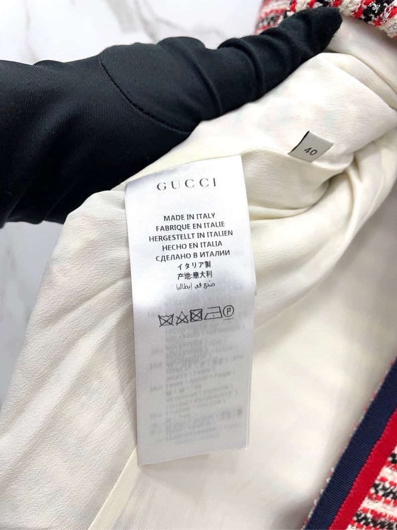 Gucci Gucci Red striped suit jacket 2504-Nextarrow Size S / US 4 / IT 40 - 8 Thumbnail