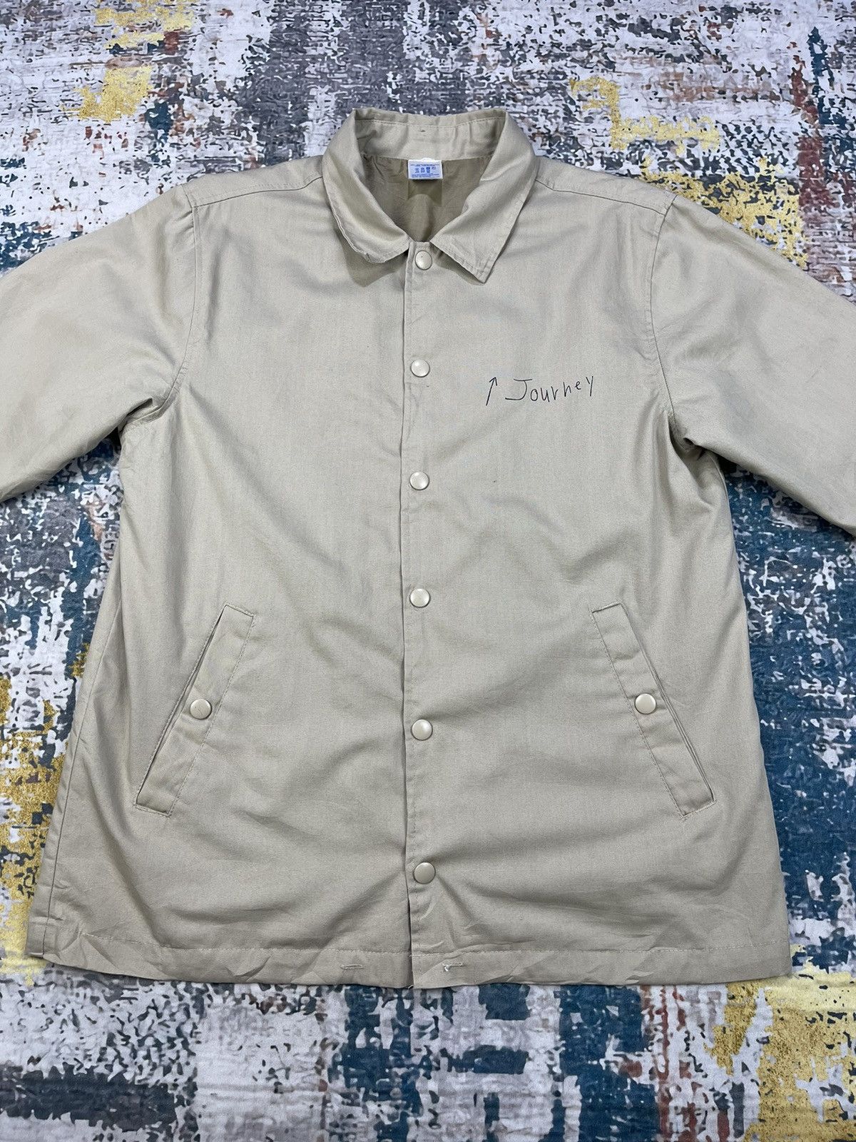 Vintage United Athle Whale Graphic Button Up Work Jacket Size US S / EU 44-46 / 1 - 3 Thumbnail