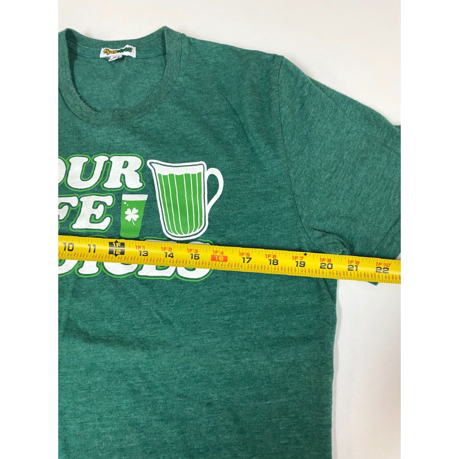 Alife Tipsy Elves Mens Shirt M Green Tipsy Elves Logo Short Sleeve Crew Neck Cotton Size US M / EU 48-50 / 2 - 6 Thumbnail
