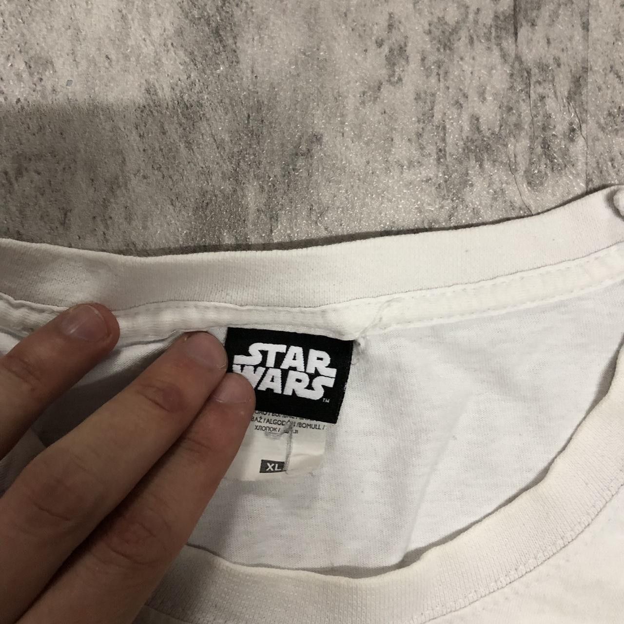Star Wars White vintage Star Wars Darth Vader shirt #StarWars Size US XL / EU 56 / 4 - 3 Thumbnail