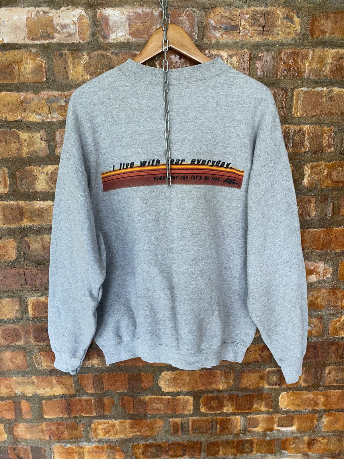 No Fear 90s No Fear Poem sweatshirt Size US L / EU 52-54 / 3 - 2 Thumbnail